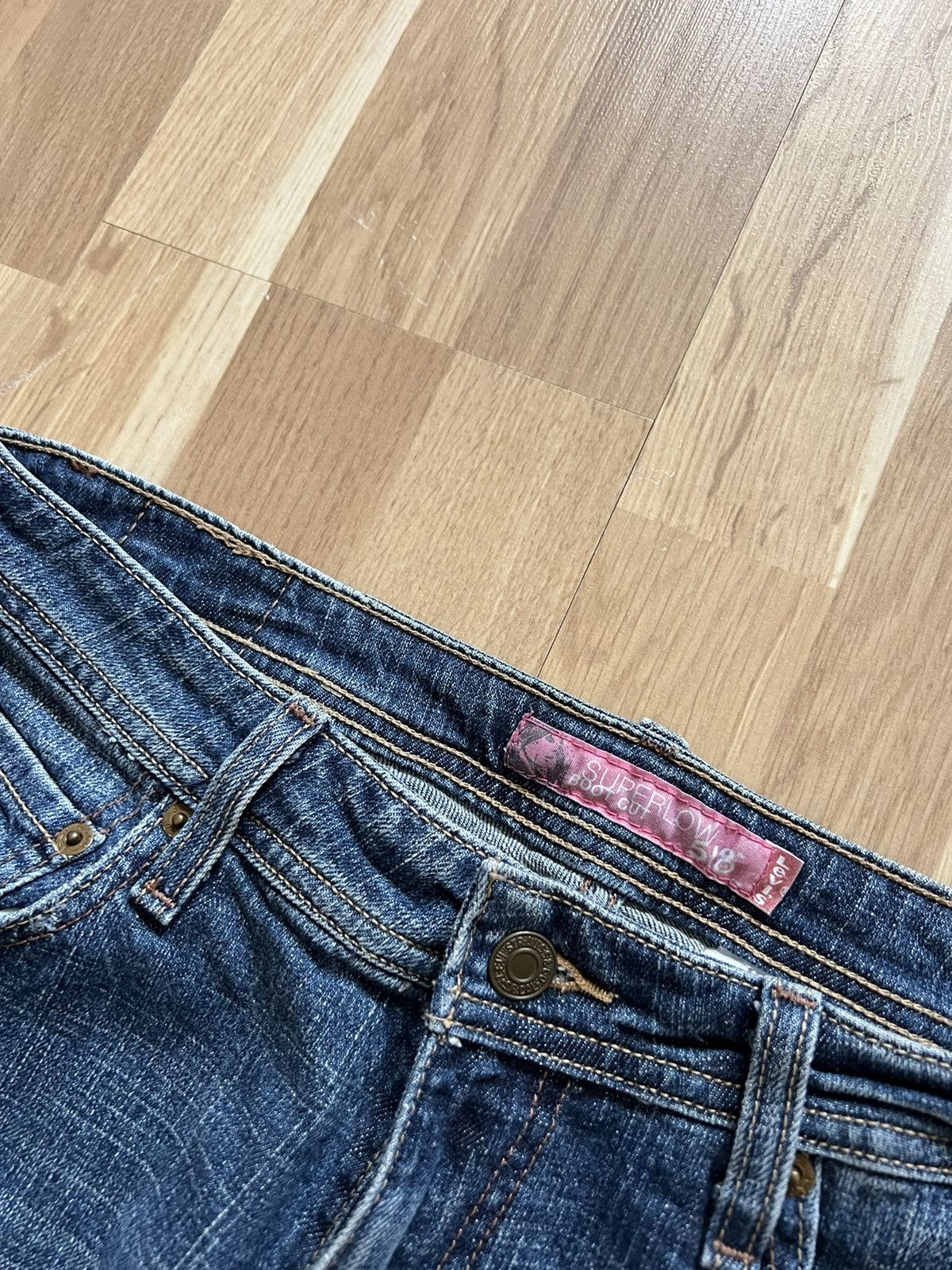 Levi's × Levi's Vintage Clothing × Vintage Levi’s vintage super low boot cot pants 518 flared smile Size 30" / US 8 / IT 44 - 7 Thumbnail