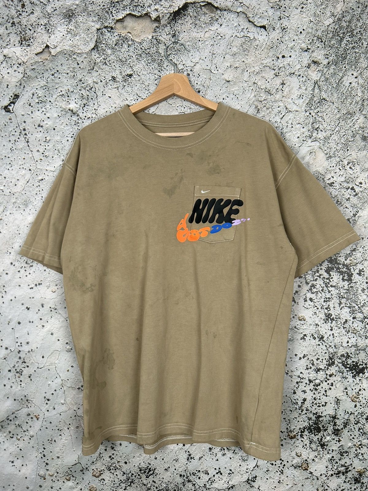 Nike Vintage Nike Distressed Pocket Tee Thrasher Hype Alternative Size US M / EU 48-50 / 2 - 1 Thumbnail
