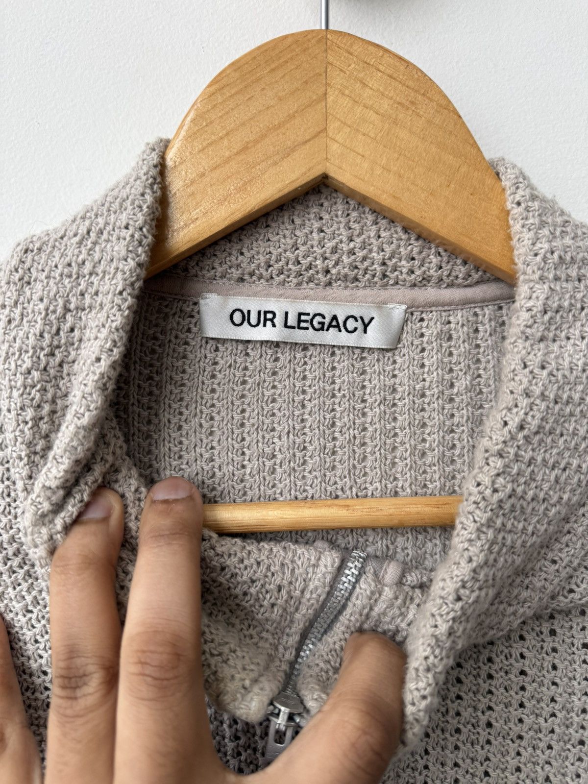Our Legacy Our Legacy Knit Shrunken Full Zip Polo Size US M / EU 48-50 / 2 - 4 Thumbnail