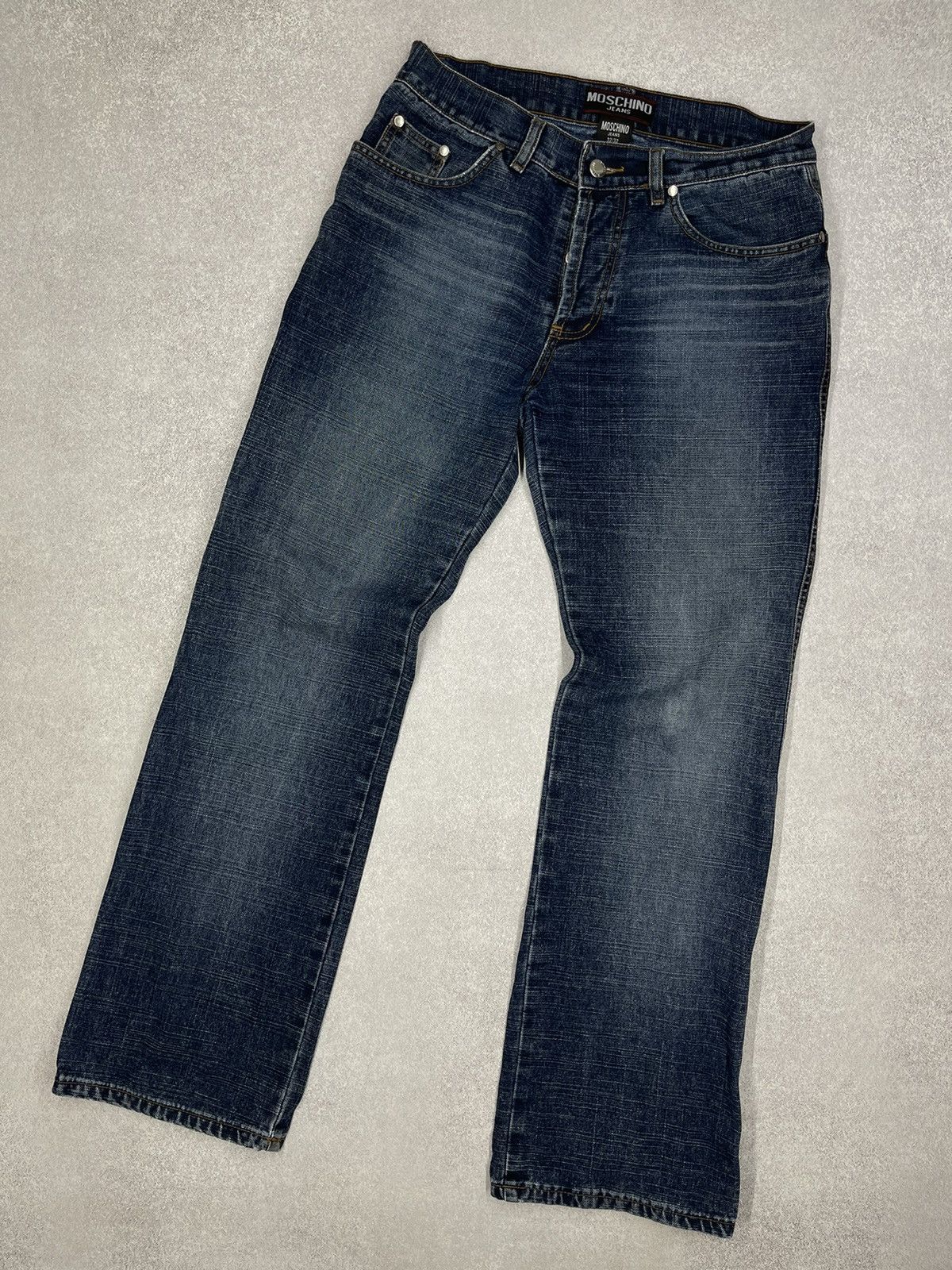 Moschino Vintage Moschino Denim Jeans Big Logo Made in Italy Designer Size US 32 / EU 48 - 6 Thumbnail