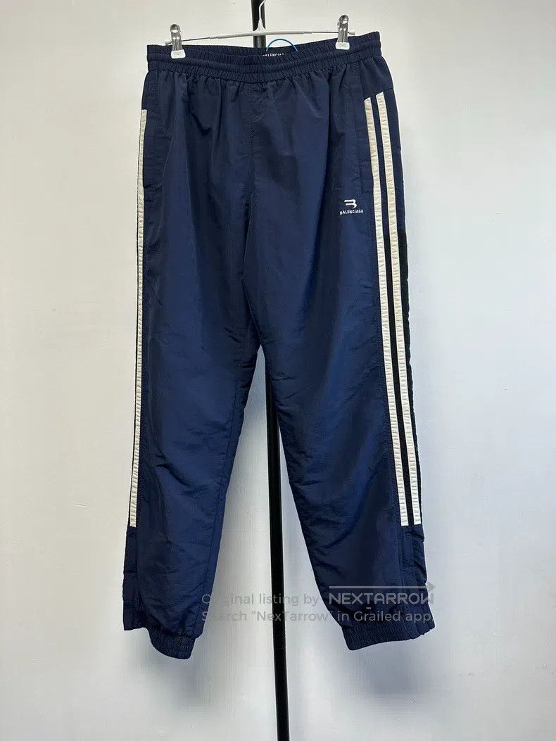 Balenciaga Balenciaga size S Logo Patchwork Straight Fit Sport Pants Size US 27 - 1 Thumbnail