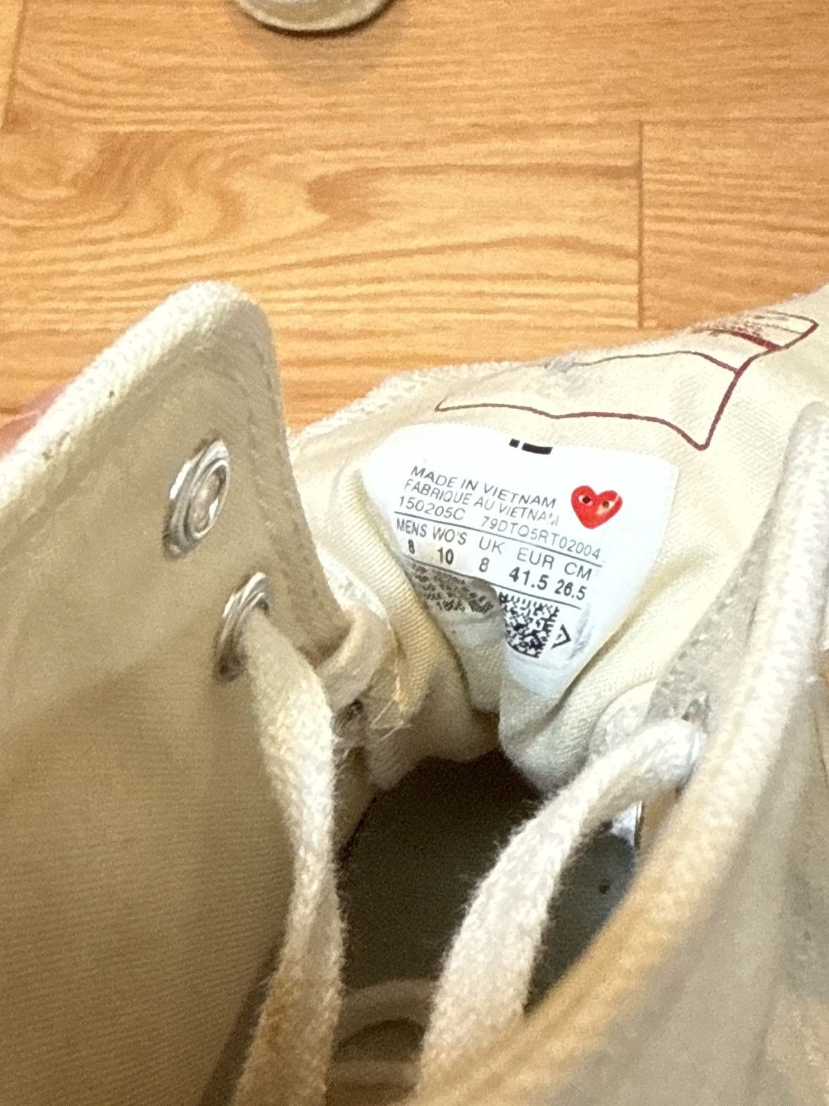 Comme des Garcons PLAY × Converse CDG converse Size US 8 / EU 41 - 6 Thumbnail