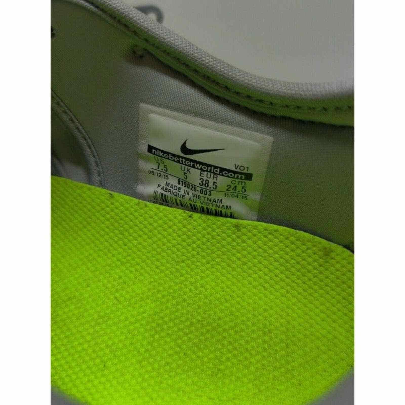 Nike Nike Flywire 7.5 Sneakers Gray Green Tennis Running Shoes L Size US 7.5 / IT 37.5 - 10 Thumbnail