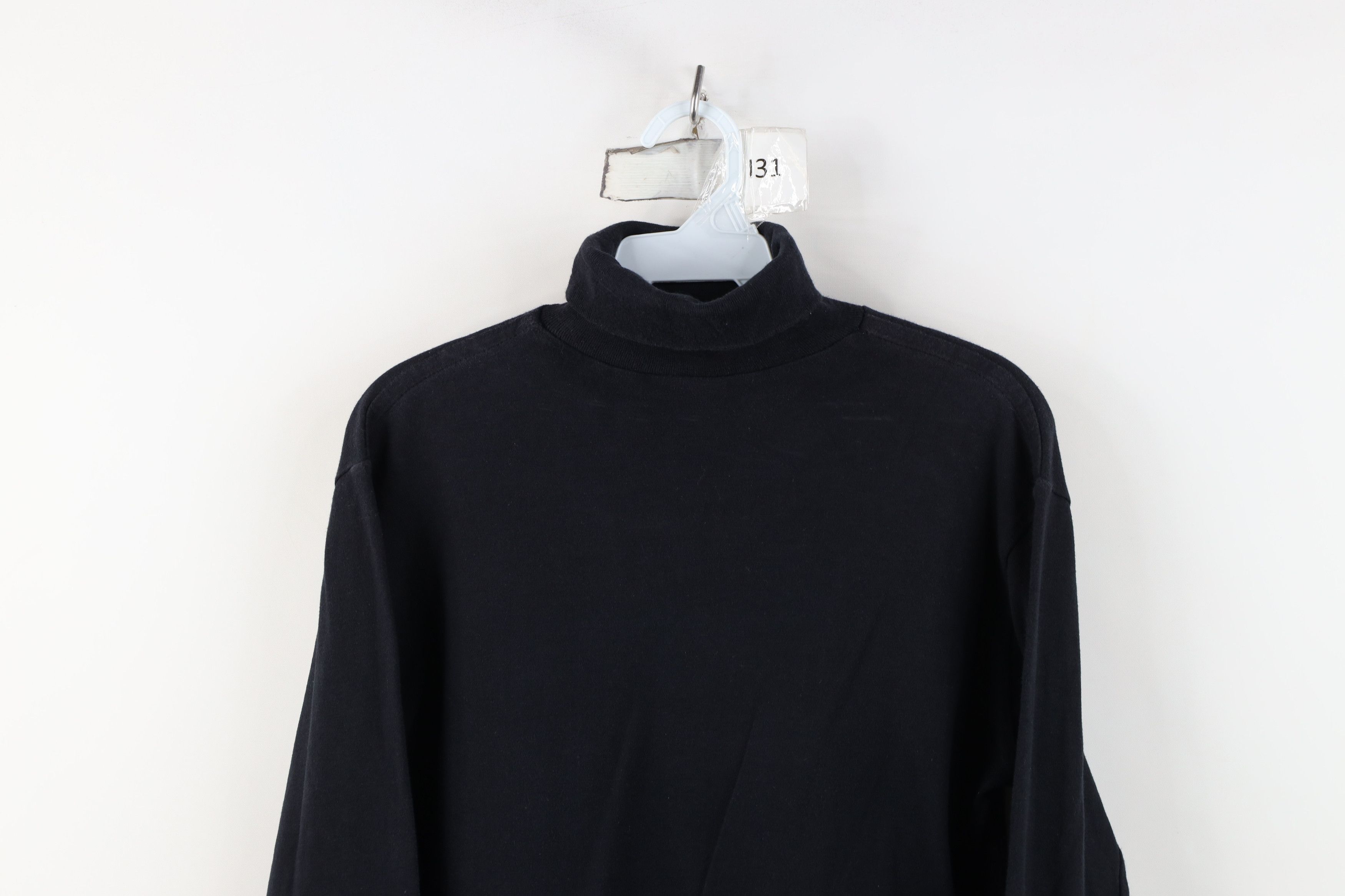 Brooks Brothers Vintage 60s 70s Brooks Brothers Turtleneck T-Shirt Black Size S / US 4 / IT 40 - 2 Thumbnail