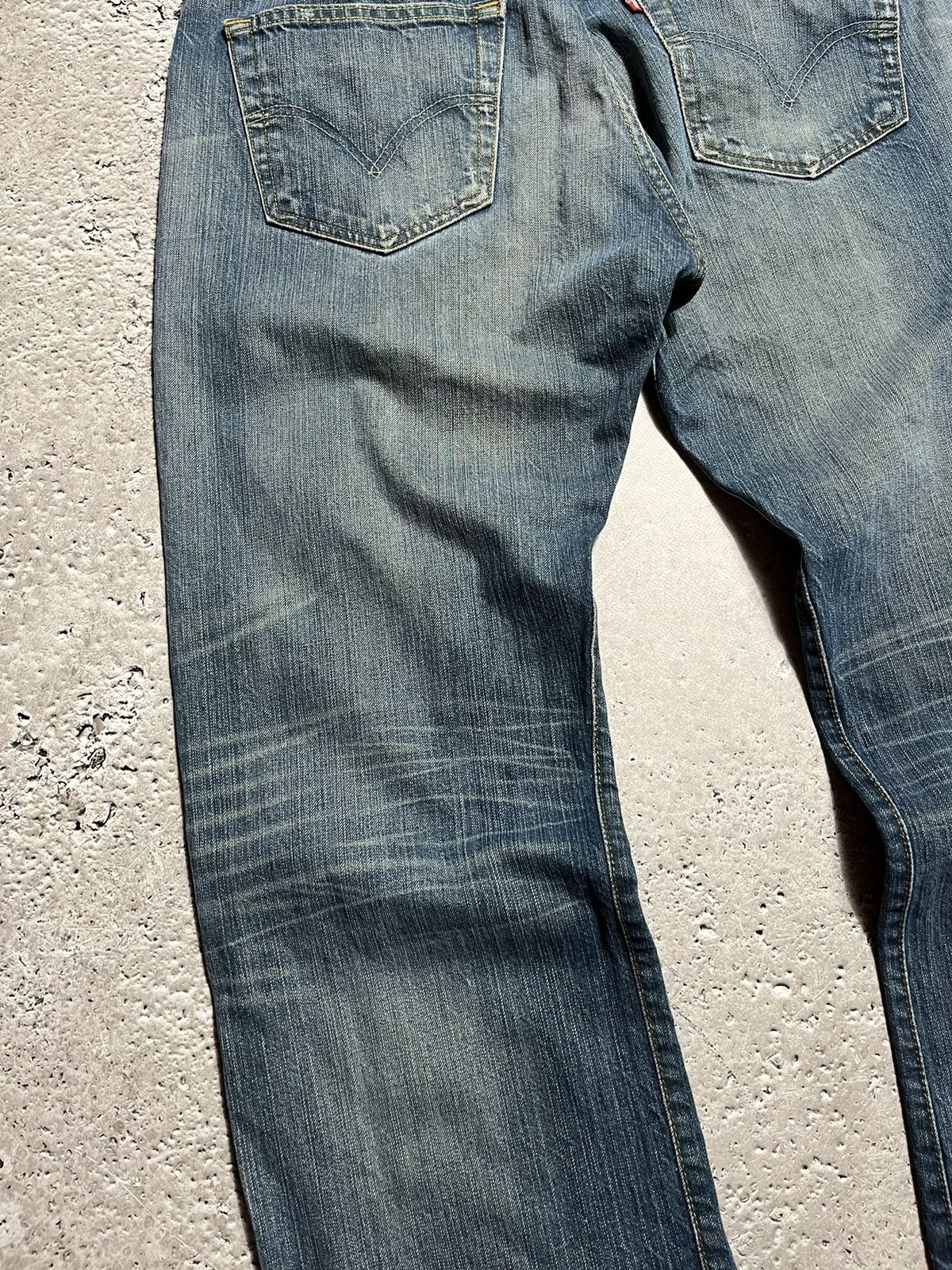 Jean × Levi's × Vintage Levis 501 Vintage 90s USA Distressed Denim Jeans Baggy Size US 36 / EU 52 - 4 Thumbnail