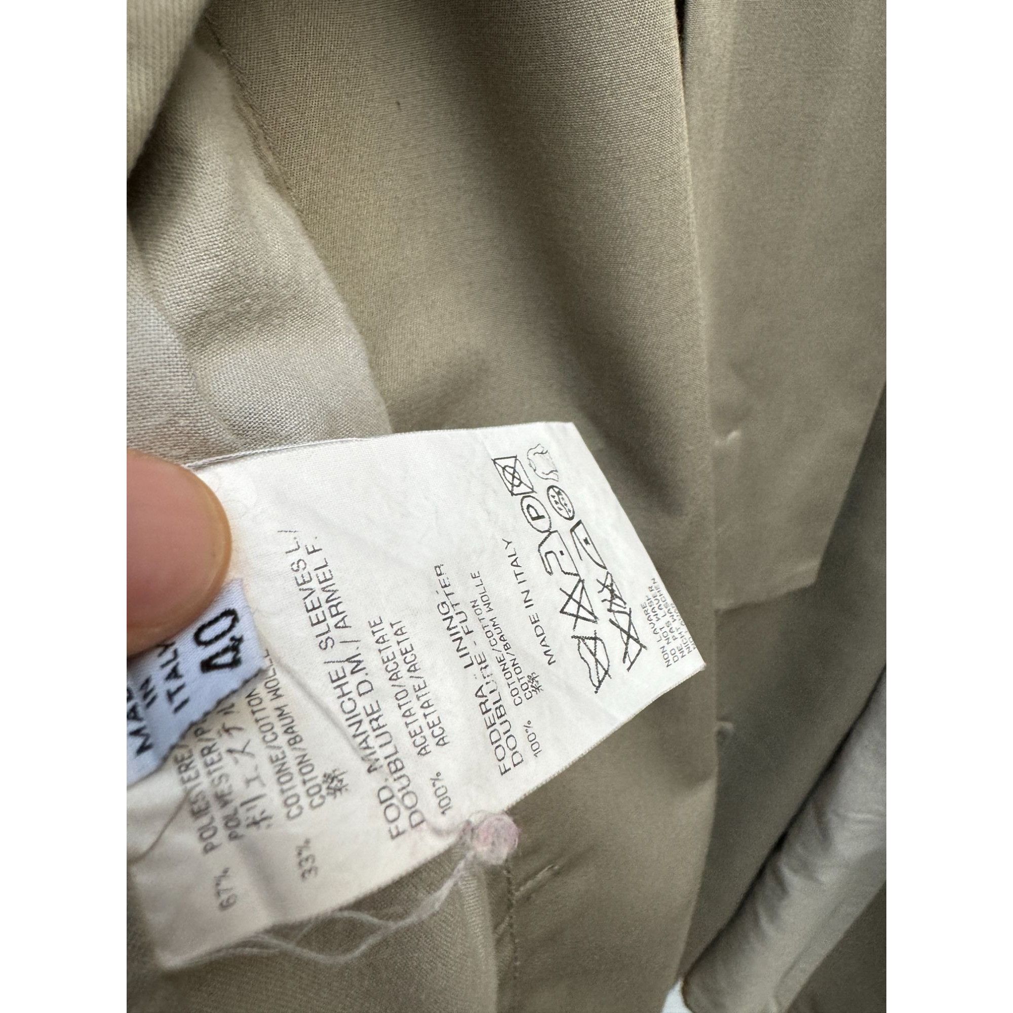 Maison Margiela Martin Margiela FW 2001 Kaki Beige Trench Coat Size IT 40 Size S / US 4 / IT 40 - 6 Thumbnail
