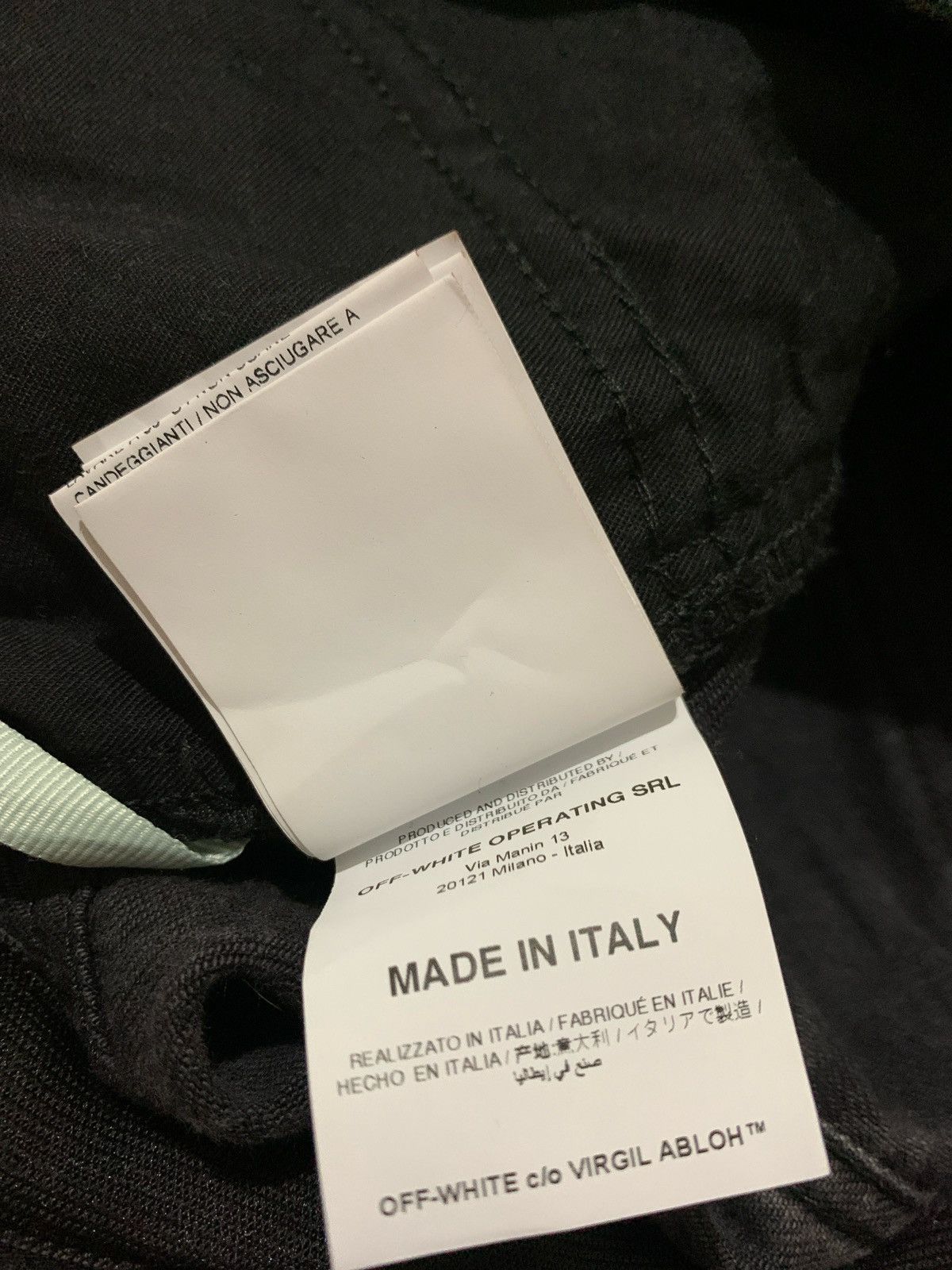 Off-White Off-White Black Denim Size US 31 - 17 Thumbnail