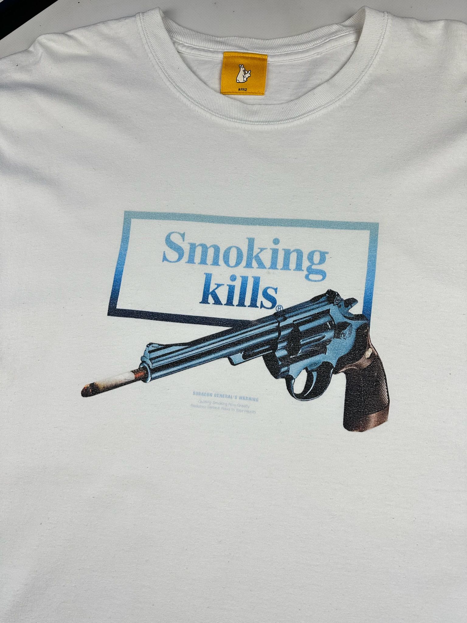 FR2 Fr2 smoking kills t shirt Size US XL / EU 56 / 4 - 2 Thumbnail