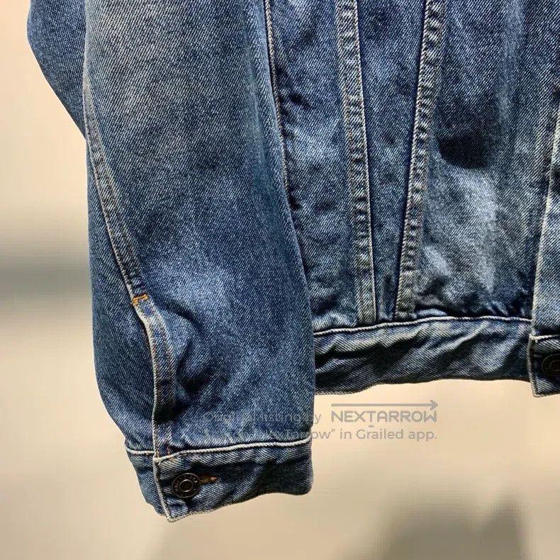 Balenciaga Balenciaga Logo Embroidered Denim Jacket Size US M / EU 48-50 / 2 - 5 Thumbnail
