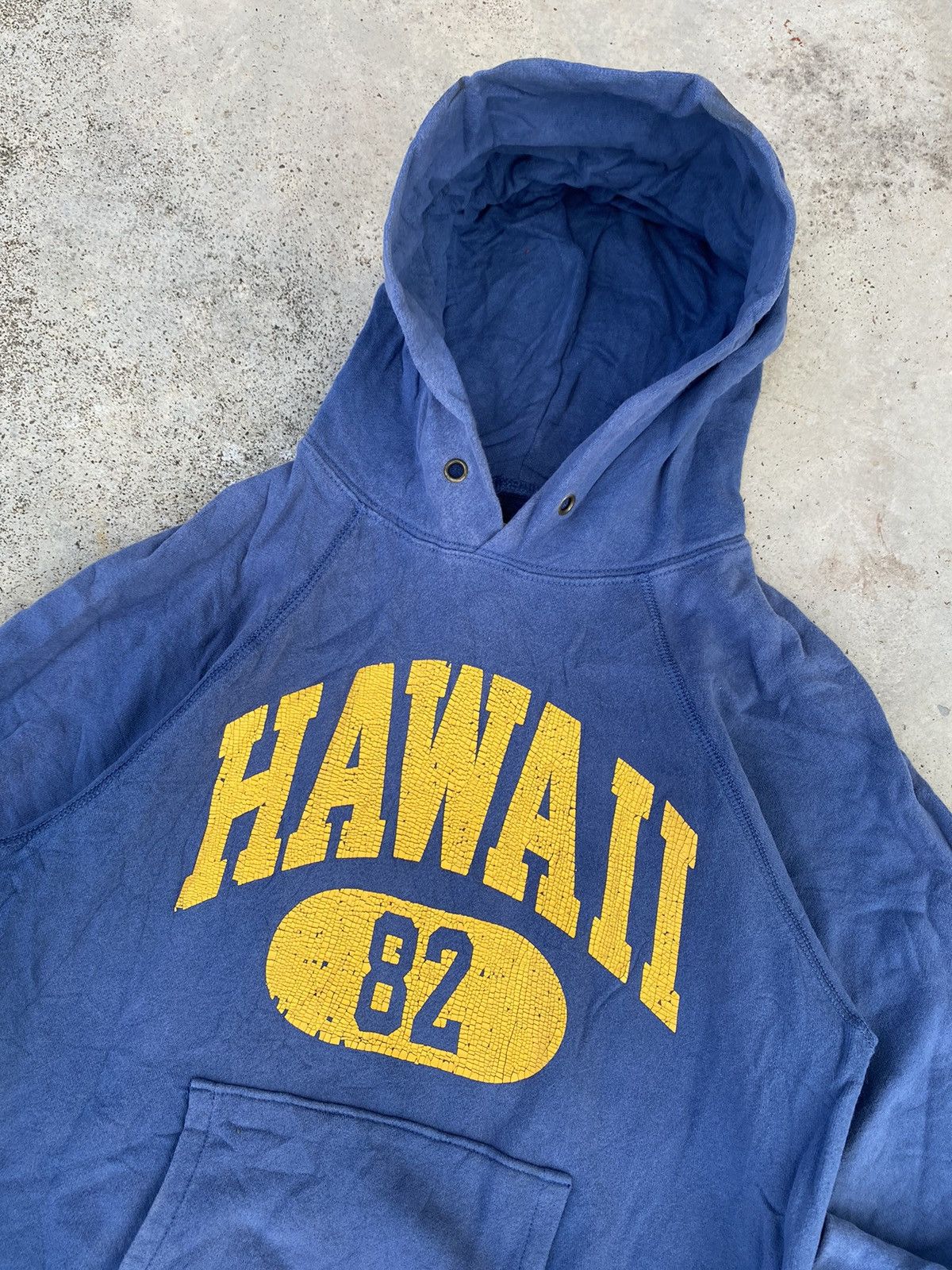 Champion × Vintage Vintage Faded Y2K Hawaii Champion College Hoodie Size US S / EU 44-46 / 1 - 2 Thumbnail