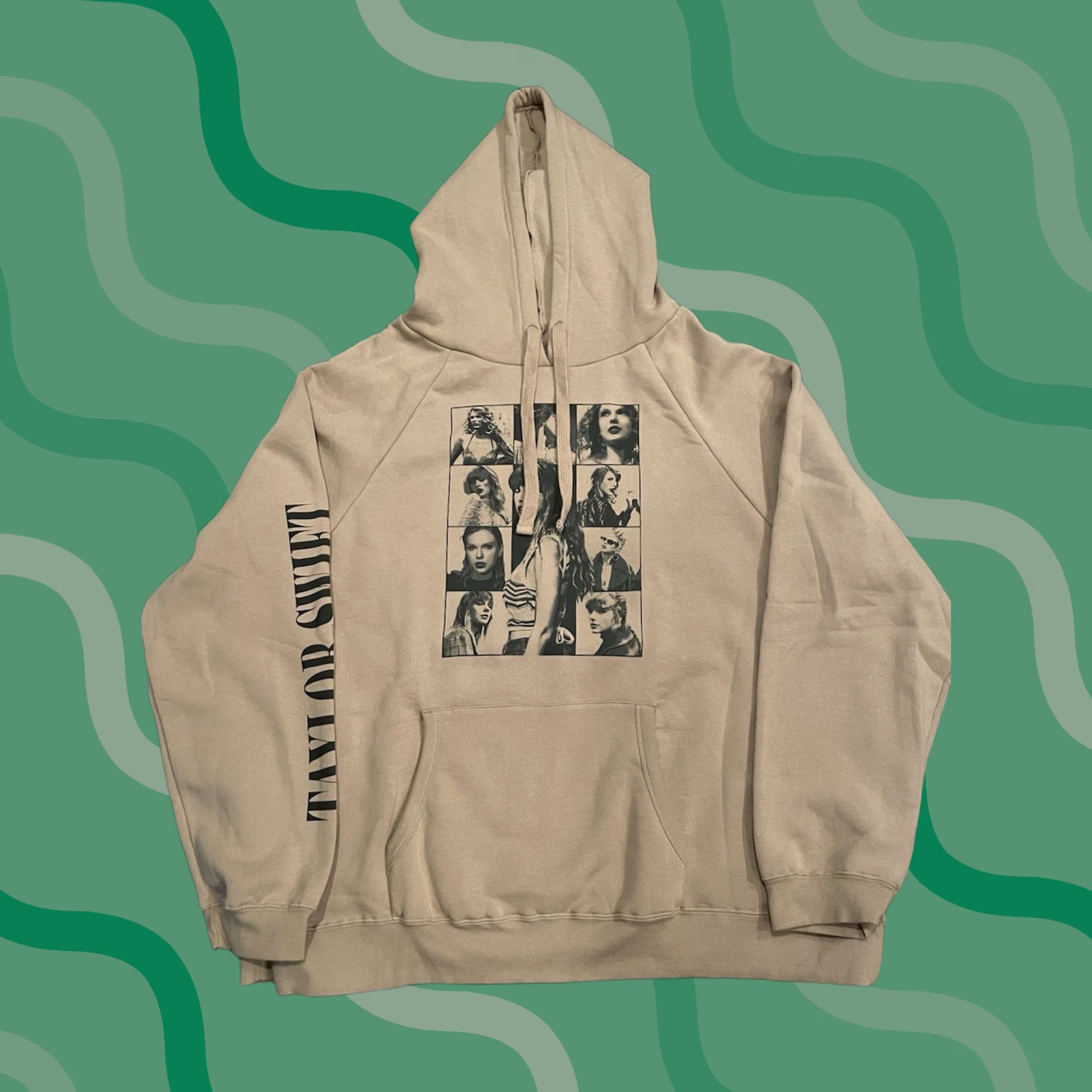 Vintage Taylor Swift Hoodie Unisex Adults 4XL Beige Pullover Fleece Oversized Eras Tour Sweatshirt Shirt Size XXL / US 16-18 / IT 52-54 - 1 Thumbnail