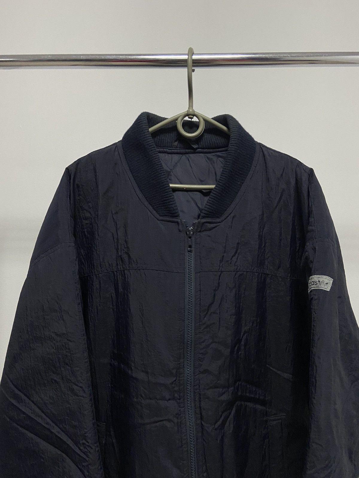 Adidas × Vintage Adidas nylon Jacket small logo flyers vintage Size US L / EU 52-54 / 3 - 2 Thumbnail