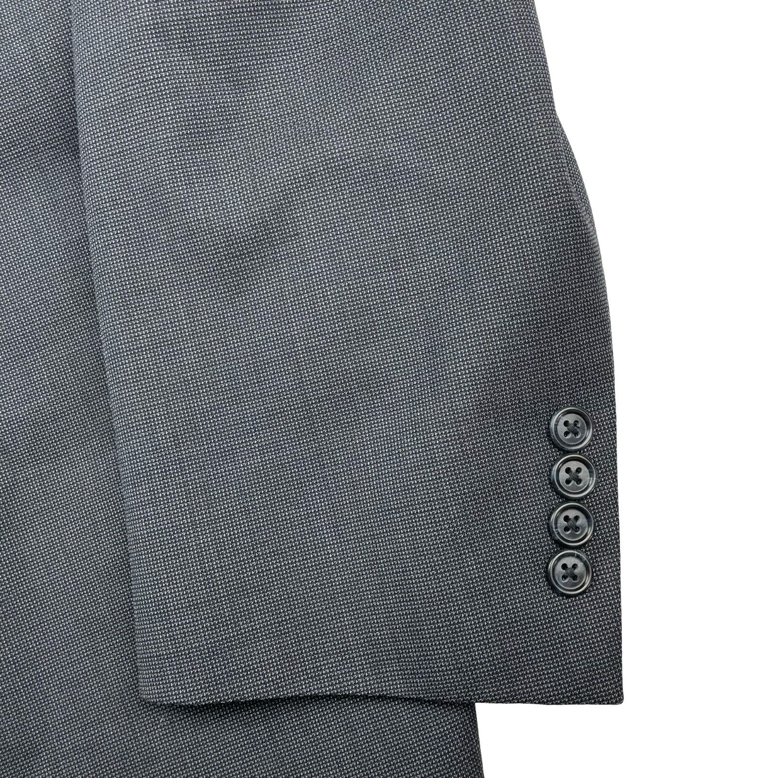 Hart Schaffner Marx Hart Schaffner & Marx Men's 100% Wool 2-Button Blazer Blue • Size 50L - 4 Thumbnail