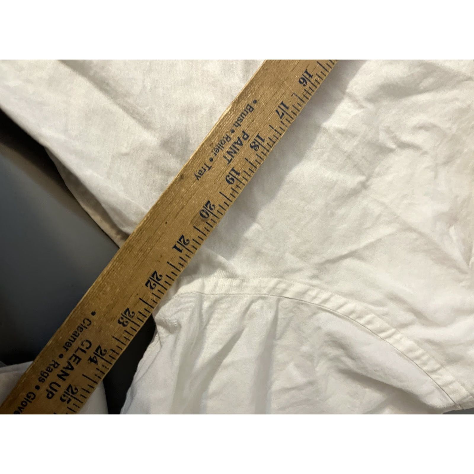 Michael Kors Michael Kors Men's Slim Fit White Long Sleeve Button Up Shirt Size 17-XL Size US XL / EU 56 / 4 - 5 Thumbnail