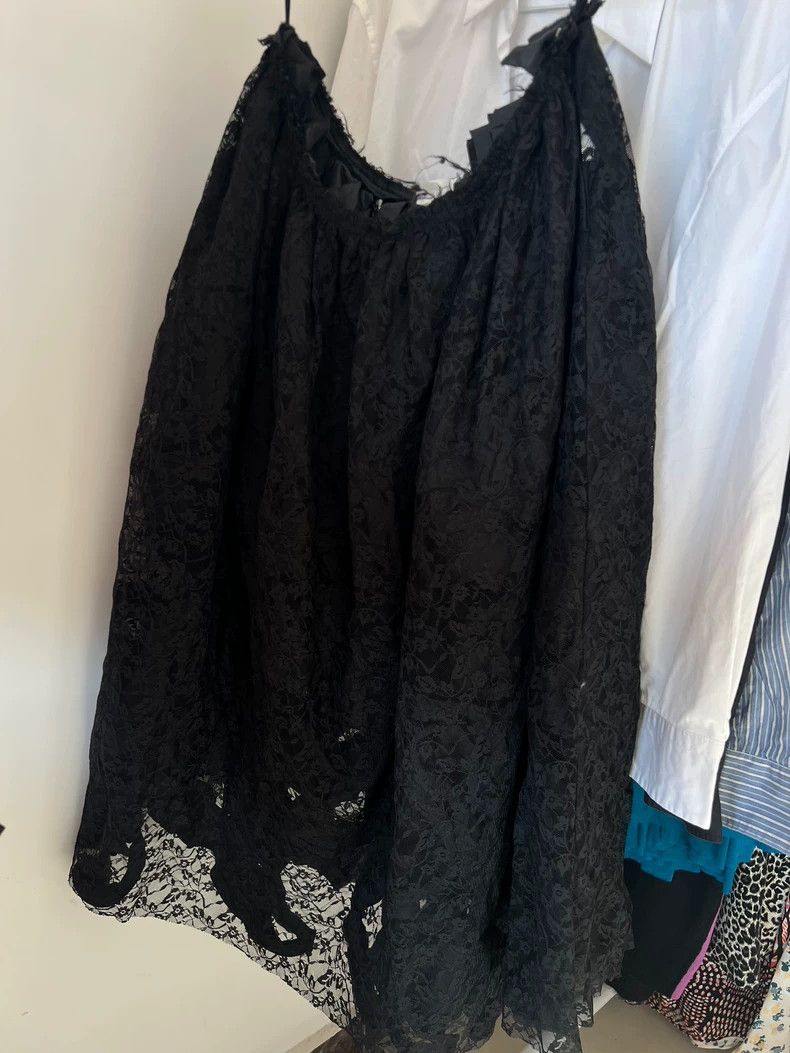 Comme des Garcons Comme Des Garcons Lace mesh skirt 2503-Nextarrow Size L / US 10 / IT 46 - 1 Thumbnail