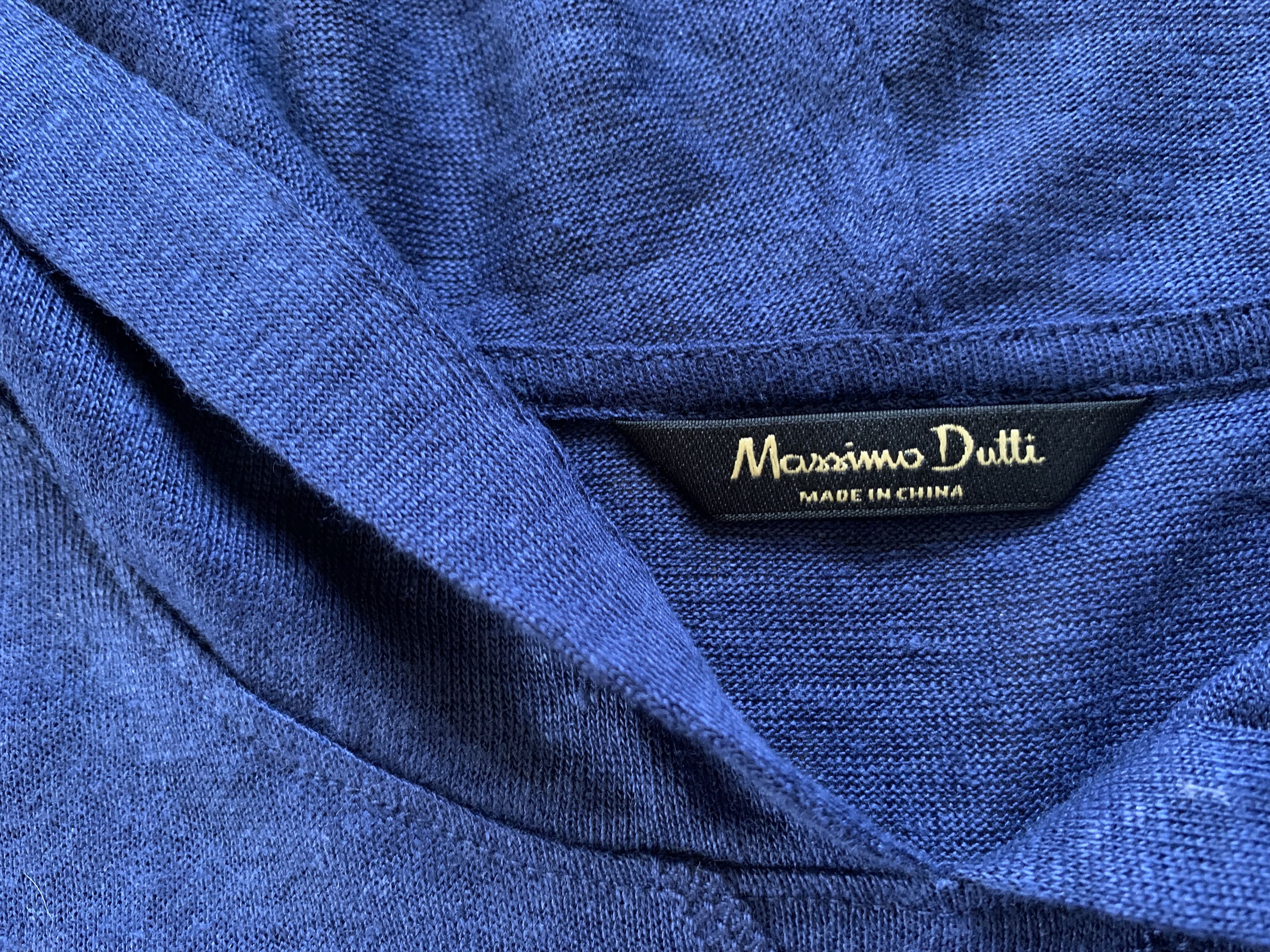 Massimo Dutti Massimo Dutti Linen T-Shirt With Hood Size US M / EU 48-50 / 2 - 5 Thumbnail