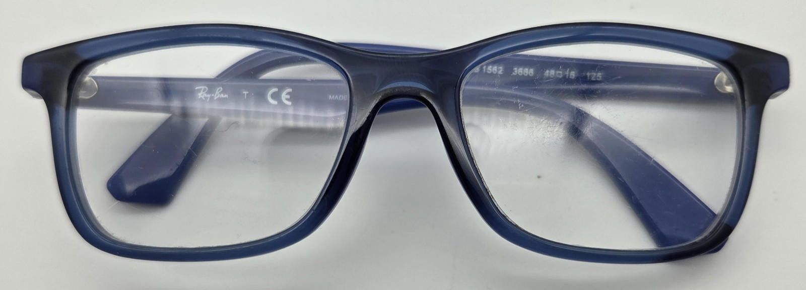 RayBan Ray Ban RB1562 3686 Kids Blue Eyeglasses FRAMES ONLY Size ONE SIZE - 1 Thumbnail