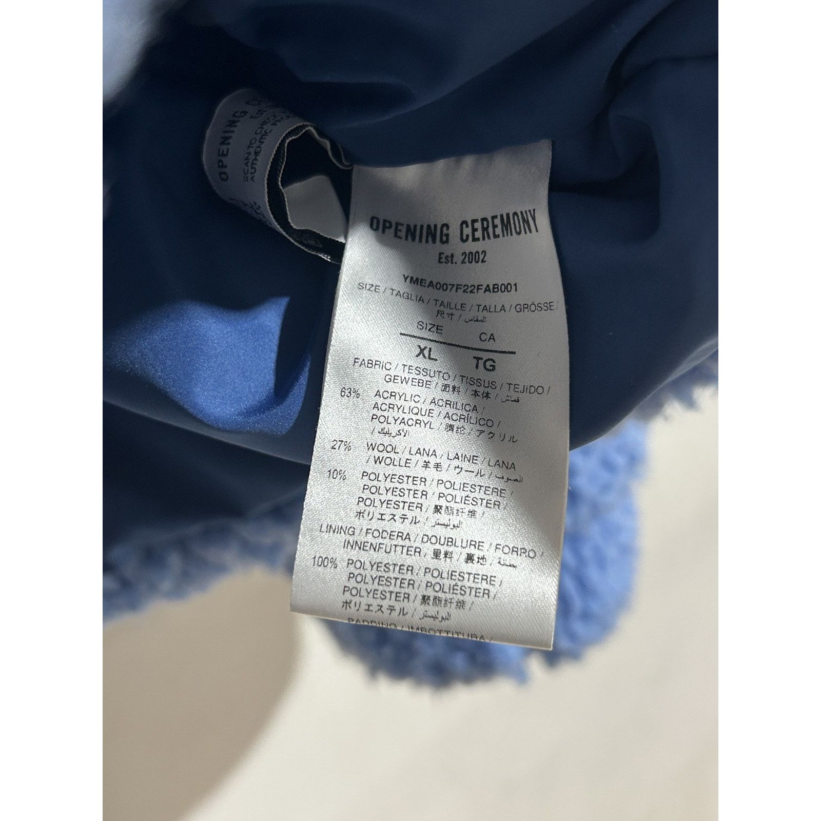 Opening Ceremony OPENING CEREMONY FAUX SHERLING JACKET SIZE XL PREOWNED Size US XL / EU 56 / 4 - 8 Thumbnail