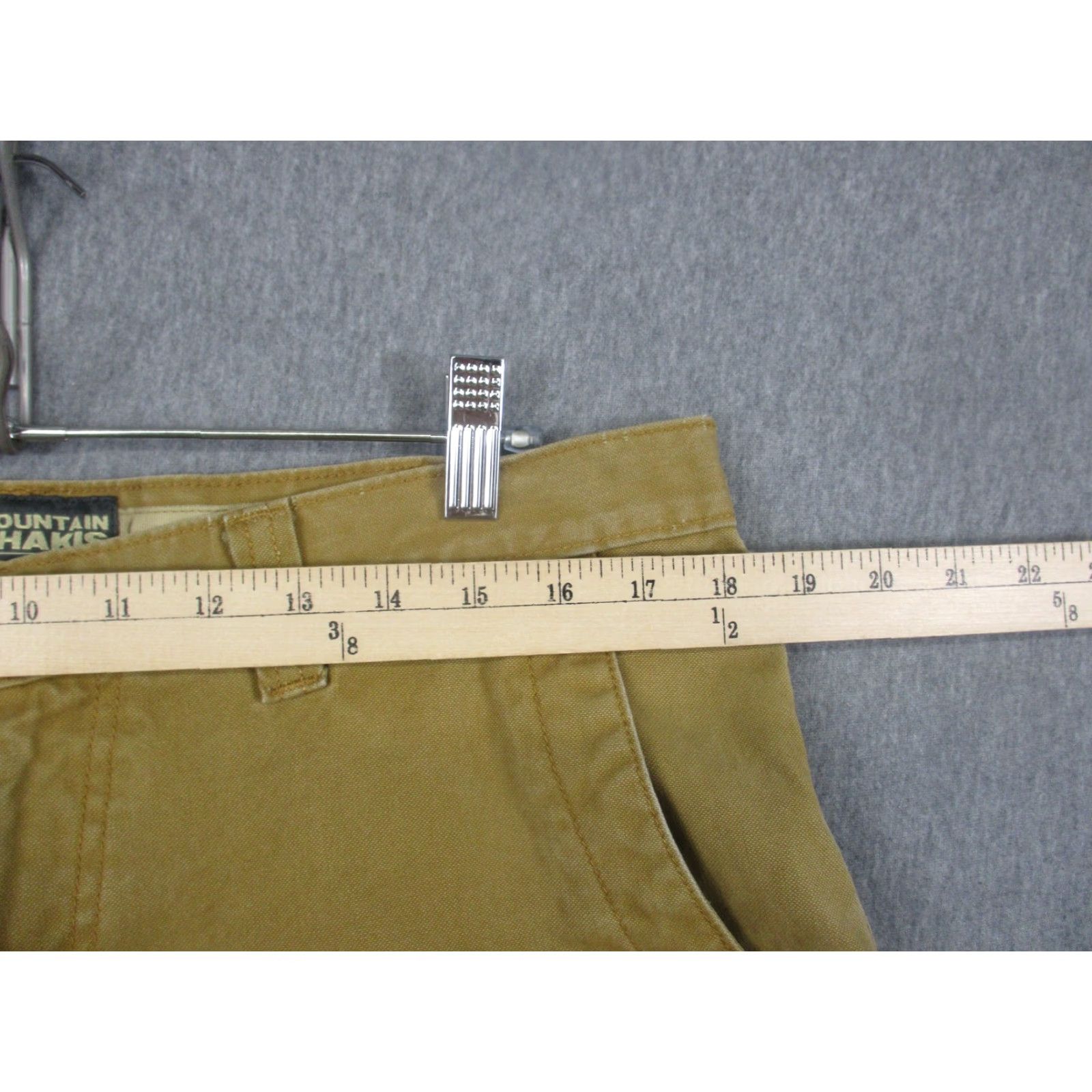 Mountain Khakis Mountain Khakis Cargo Pants 36x26 Beige Alpine Utility Canvas Workwear Mens Size US 36 / EU 52 - 3 Thumbnail