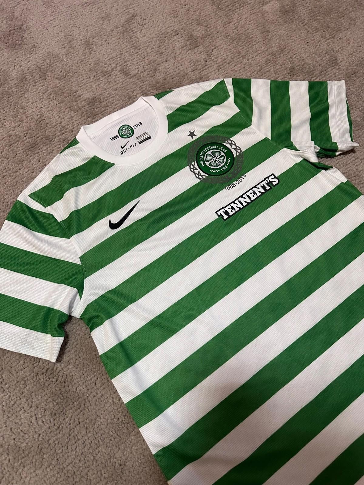 Nike CELTIC 2012/13 SHIRT ANNIVERSARY FOOTBALL SOCCER JERSEY Size US L / EU 52-54 / 3 - 3 Thumbnail