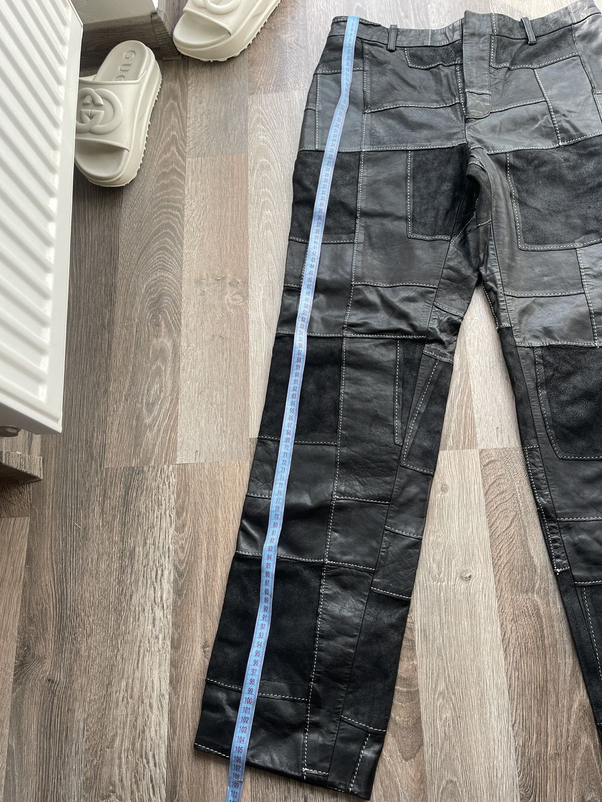 Alexander McQueen 😱 luxury very rare Alexander Mcqueen leather vintage pants 🔥 Size US 32 / EU 48 - 15 Thumbnail