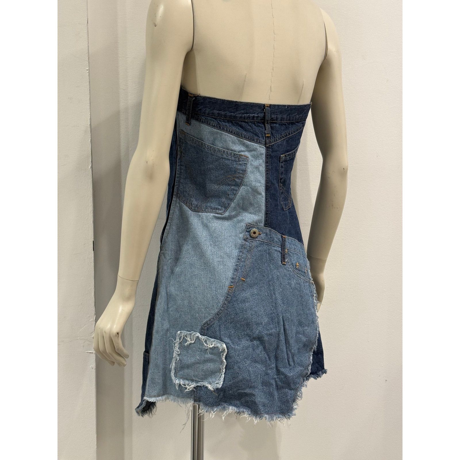 Dolce & Gabbana 2000s Dolce & Gabbana patchwork mini dress Size M / US 6-8 / IT 42-44 - 6 Thumbnail