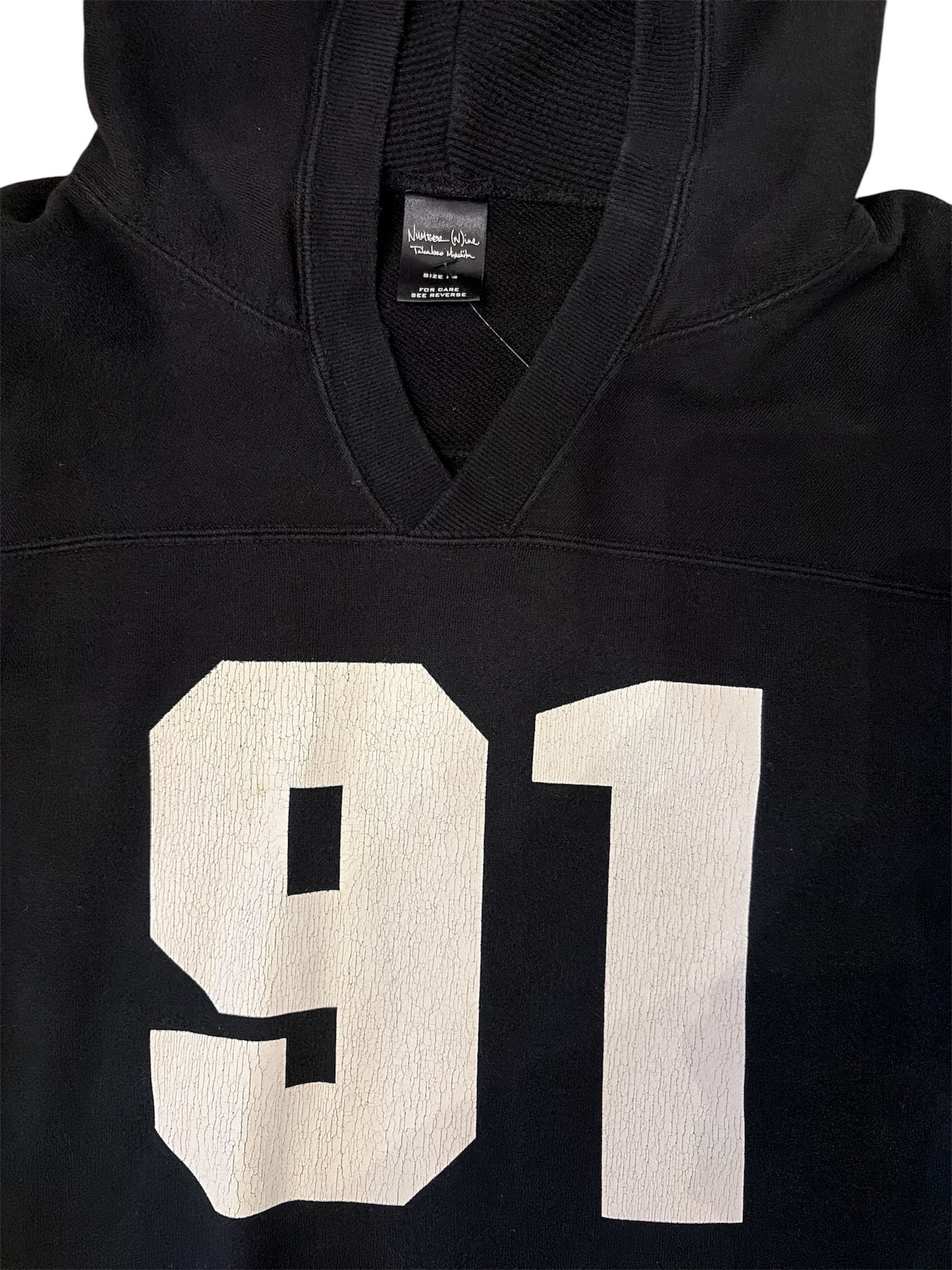 Number (N)ine 91 Rose Printed Hoodie Size US S / EU 44-46 / 1 - 3 Thumbnail