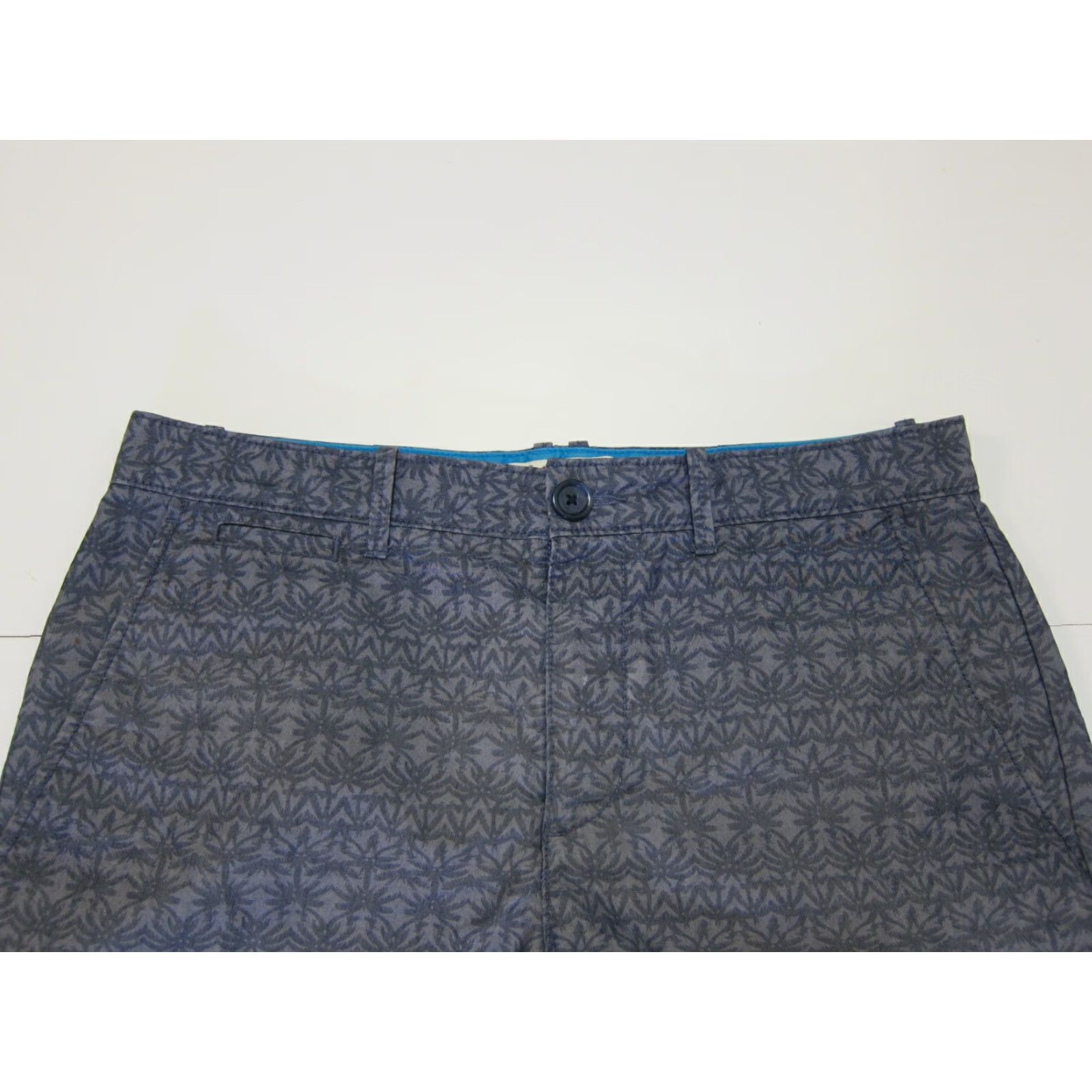 Vintage Penguin Munsingwear Cotton Palm Tree Grey Chino Bermuda Casual Shorts Women 32 Size 24" / US 00 / IT 34 - 6 Thumbnail