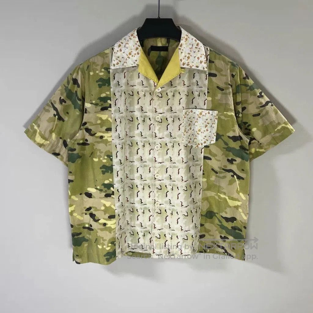 Prada Camo Patch Joint Shirt.