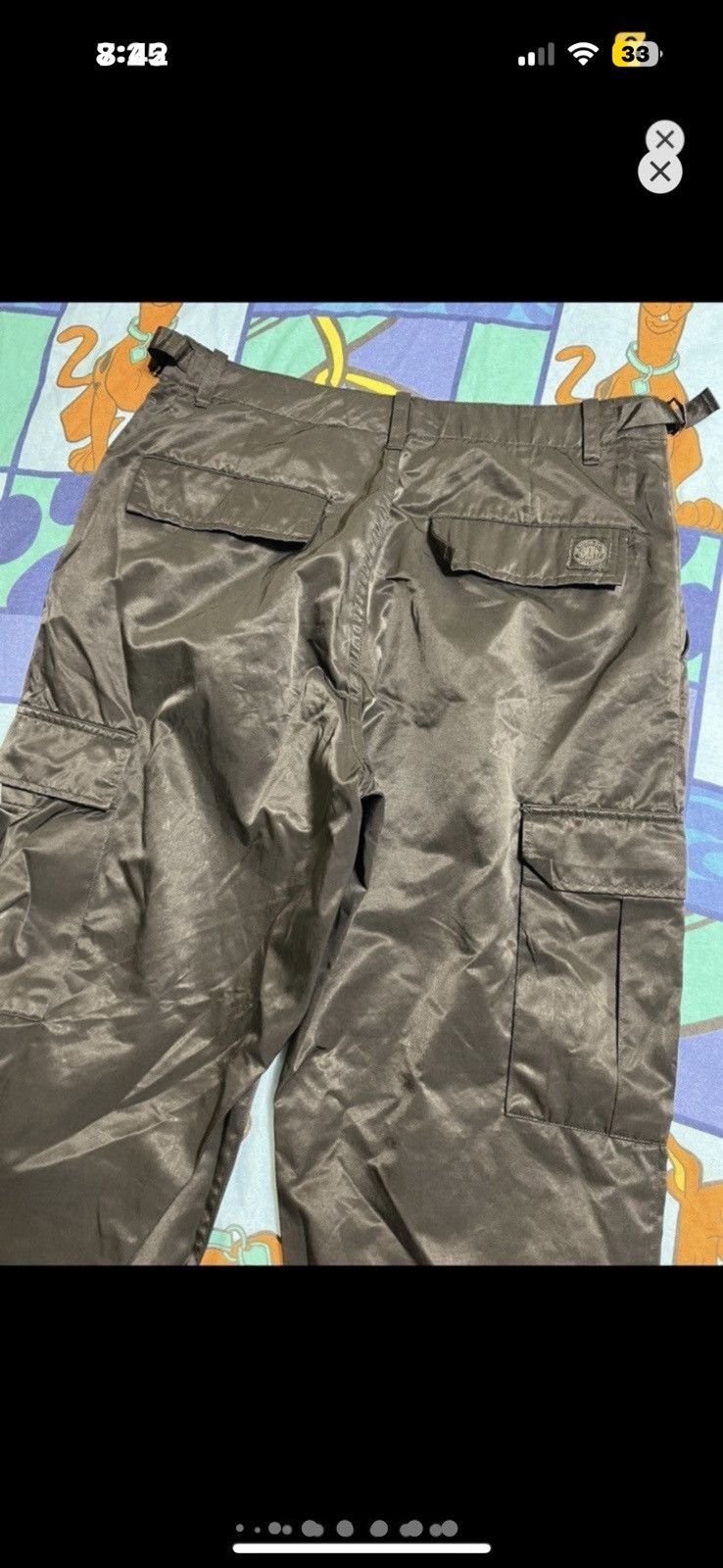 DKNY ***FINAL DROP***RARE 90s DKNY TECHNICAL WIDE CARGO 31 Size US 31 - 22 Thumbnail