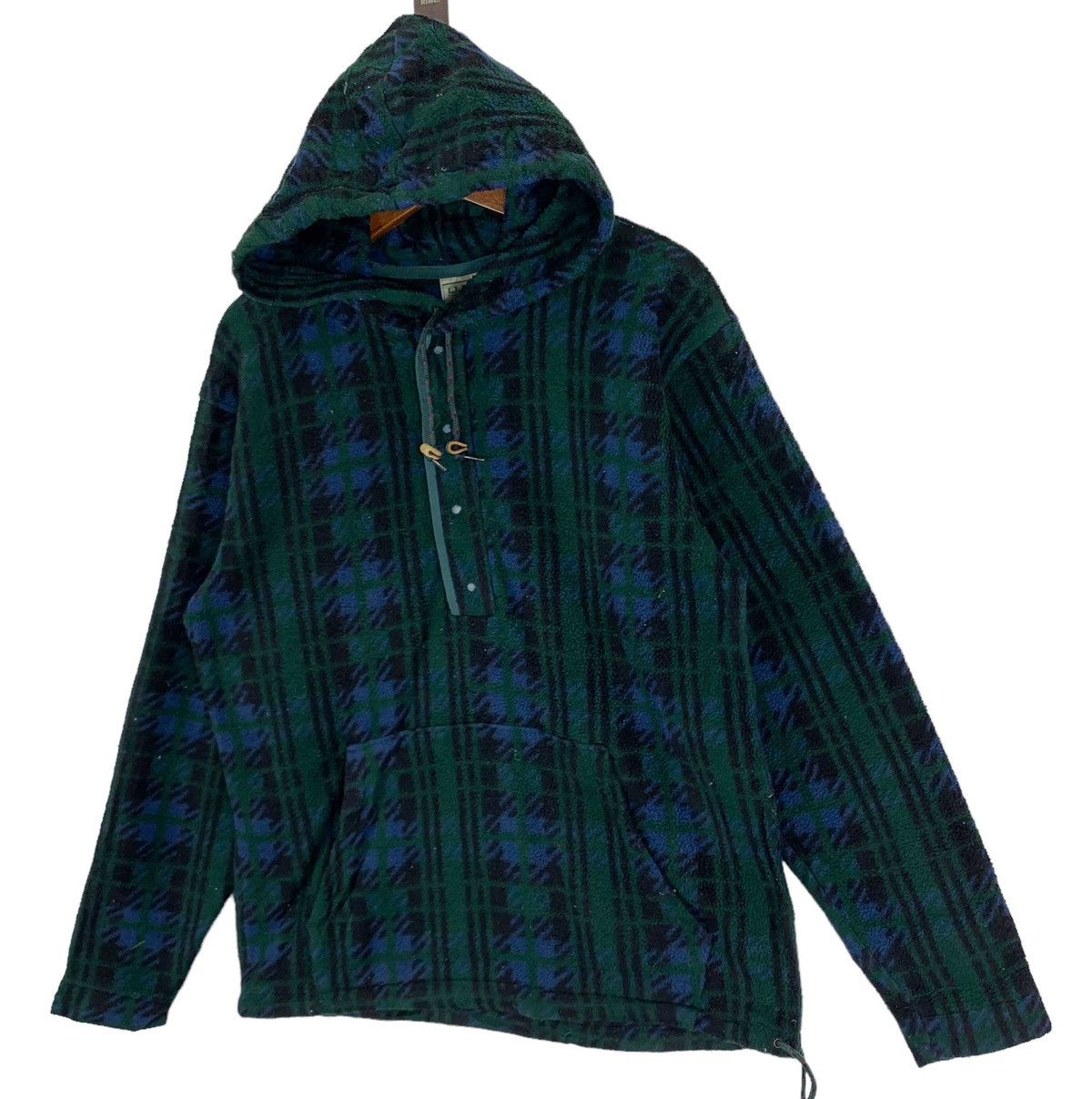 L.L. Bean VINTAGE LL BEAN OUTDOOR FLEECE HOODIE JACKET Size US M / EU 48-50 / 2 - 2 Thumbnail