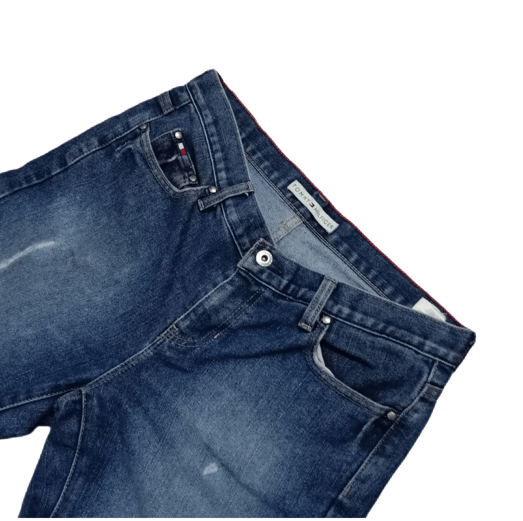 Tommy Hilfiger 🔥🔥Distressed Tommy Hilfiger Baggy Flared Pants Size US 32 / EU 48 - 4 Thumbnail