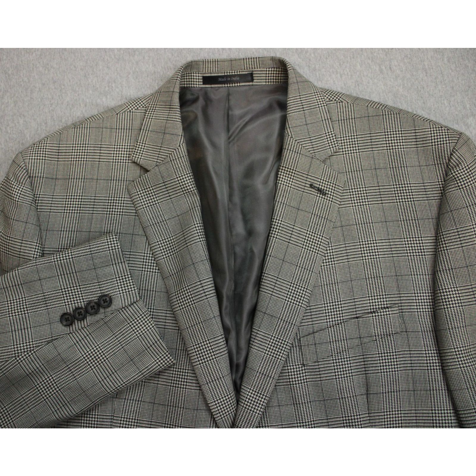 Lauren Ralph Lauren Lauren Ralph Lauren Blazer Men Size 48R Plaid Silk Wool Size 48R - 1 Thumbnail