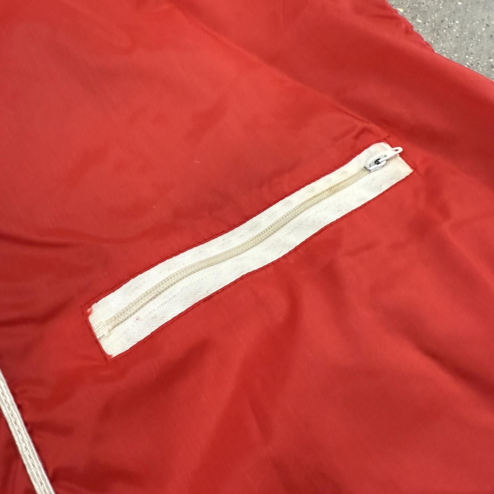 DuPont Vtg 60s DUPONT Hot Rod / Surf Red Nylon Jacket L RARE Size US L / EU 52-54 / 3 - 4 Thumbnail