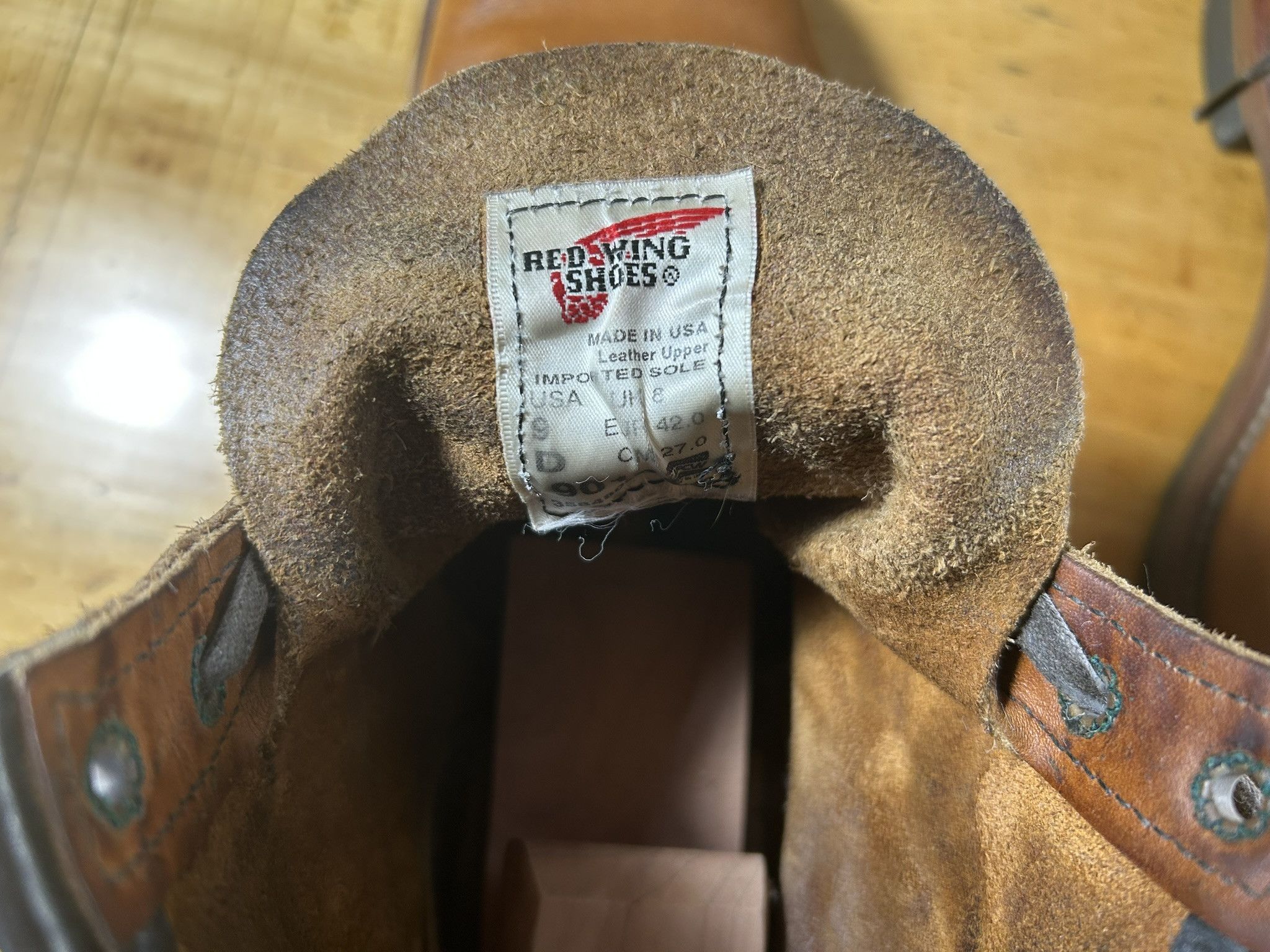 Red Wing Beckman in Chestnut Featherstone Leather, Style 9013 Size US 9 / EU 42 - 5 Thumbnail