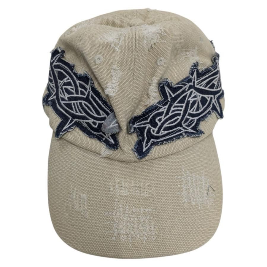 Who Decides War WHO DESIDES WAR THORN GRID CAP Beige OS Size ONE SIZE - 1 Thumbnail