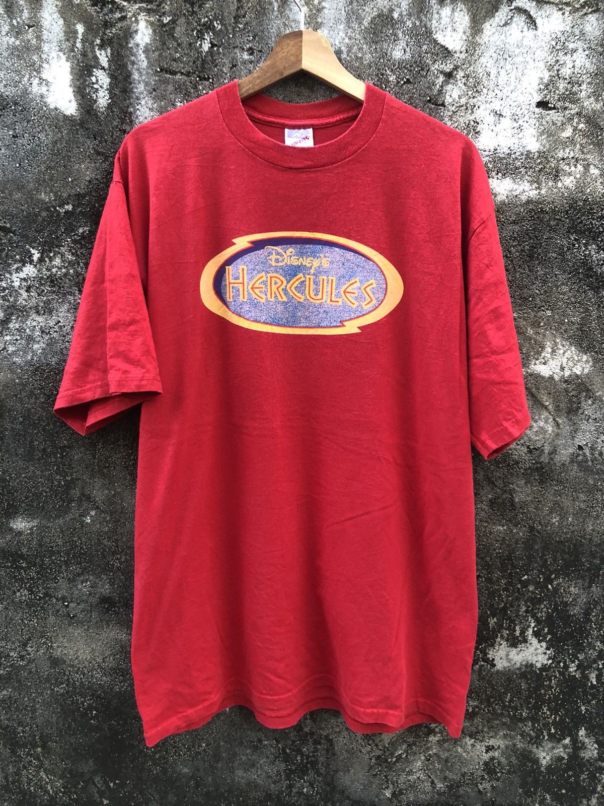 Disney Vintage 90s Disney "Hercules" Promo Movie Tshirt Size US XL / EU 56 / 4 - 2 Thumbnail