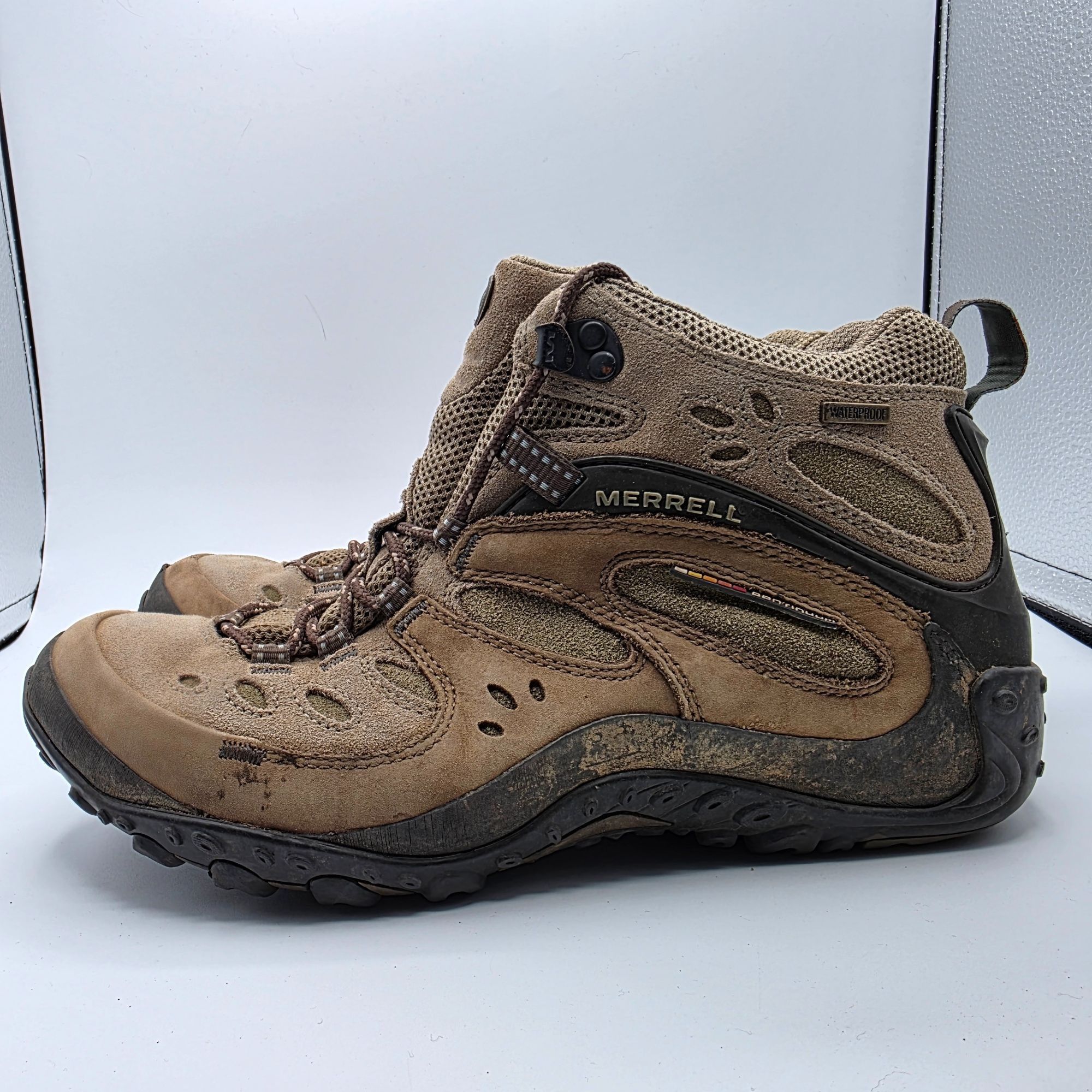Merrell Merrell Chameleon Arc Mid Canteen Womens Size 10 Brown Hikin Size US 10 / IT 40 - 12 Thumbnail