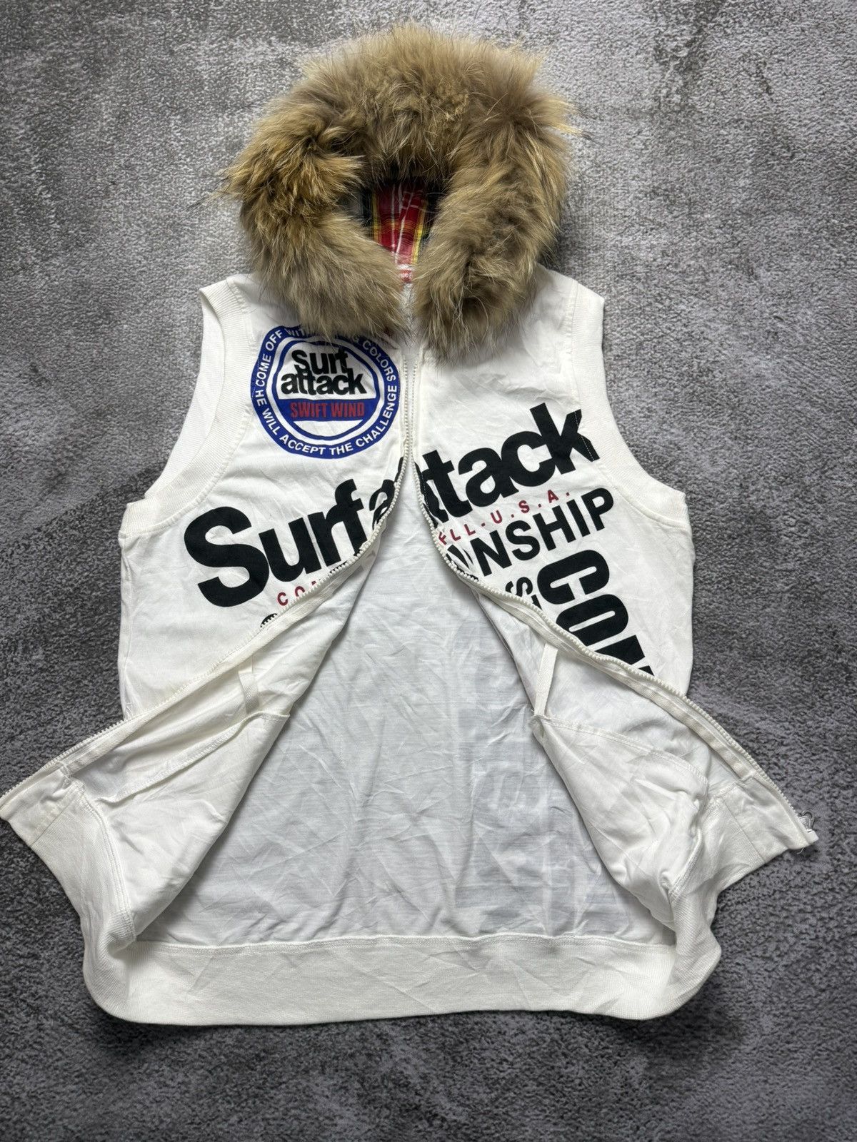 If Six Was Nine Dope hyper fur vest hoodie Size US L / EU 52-54 / 3 - 3 Thumbnail