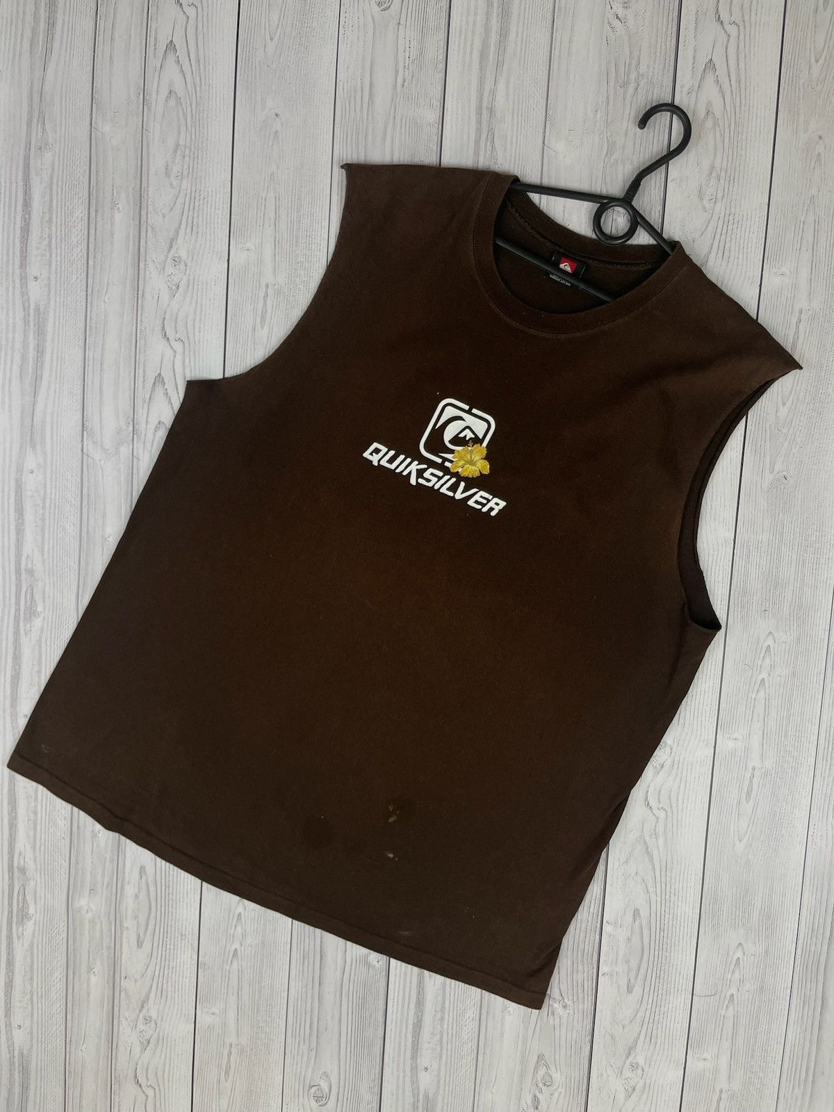 Quiksilver Vintage Quiklsilver brown tee USA size XL rare Size US XL / EU 56 / 4 - 1 Thumbnail