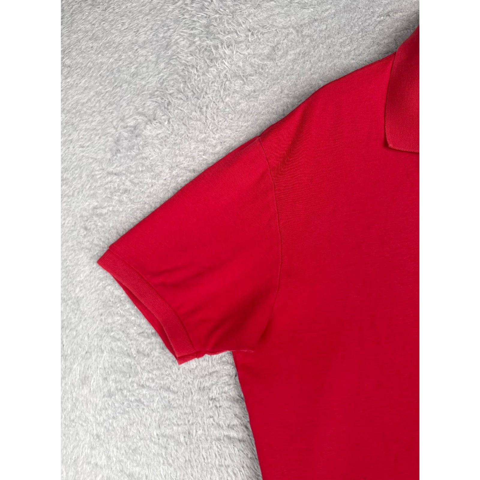 Ralph Lauren VINTAGE Ralph Lauren Polo Shirt Men L Red 100% Cotton Short Sleeve Polo Size US L / EU 52-54 / 3 - 3 Thumbnail