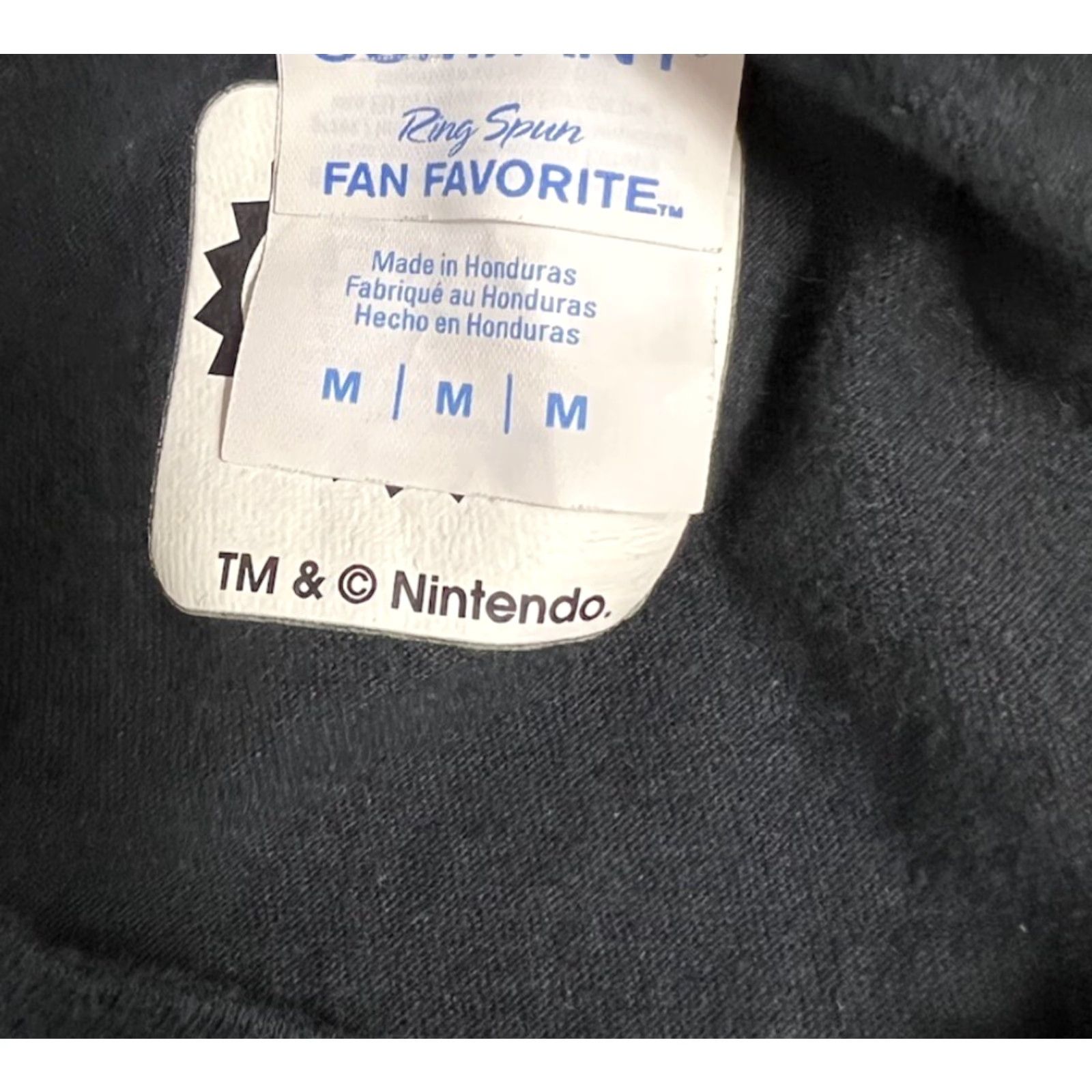 Nintendo VINTAGE Nintendo Mario Seek & Destroy Shell Black T Shirt Medium Men Crew Neck Short Sleeve Graphic Print Bowser 90s Cartoon Retro Mens Size US M / EU 48-50 / 2 - 5 Thumbnail