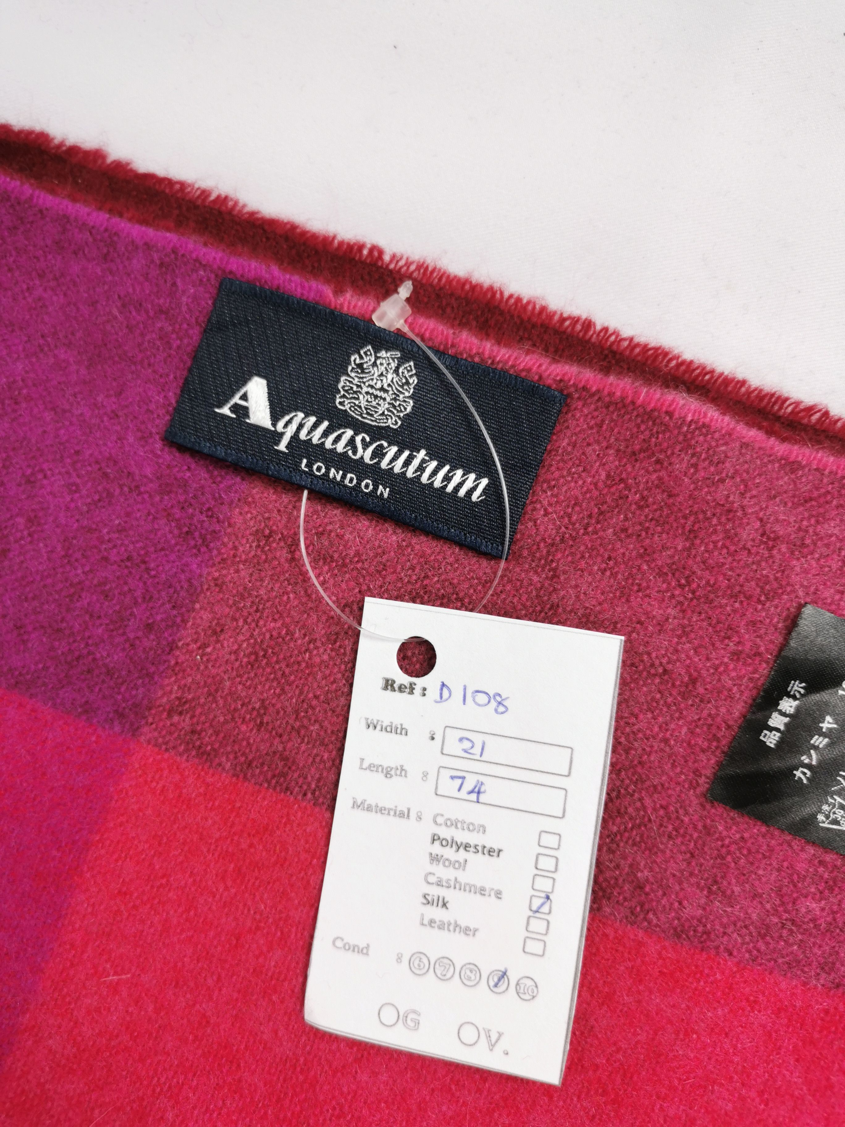 Aquascutum Aquascutum scarf muffler Size ONE SIZE - 5 Thumbnail