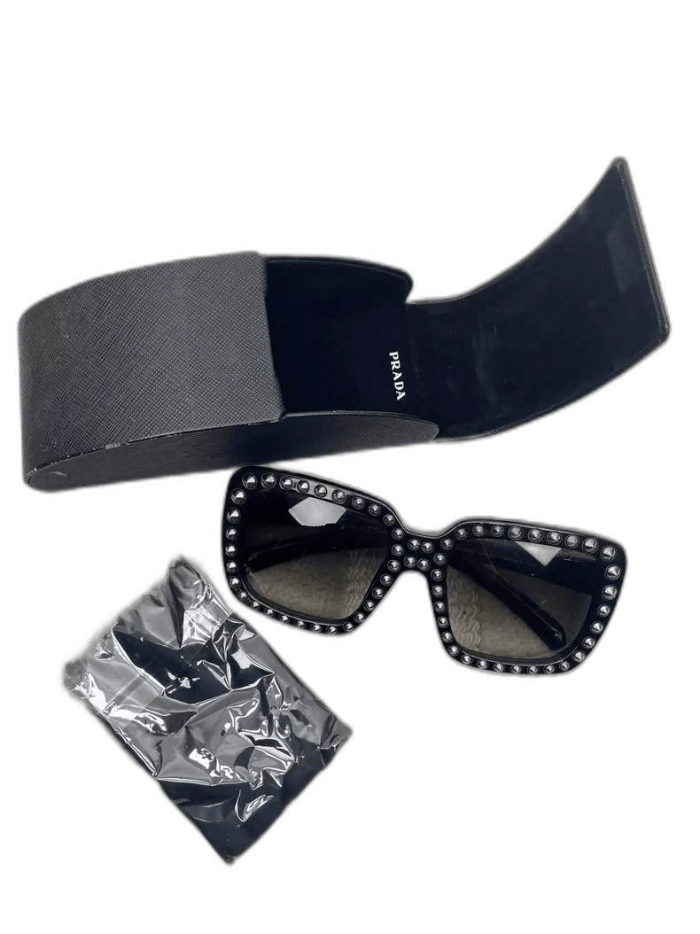 Prada PRADA Studded Sunglasses with Case Size ONE SIZE - 1 Thumbnail
