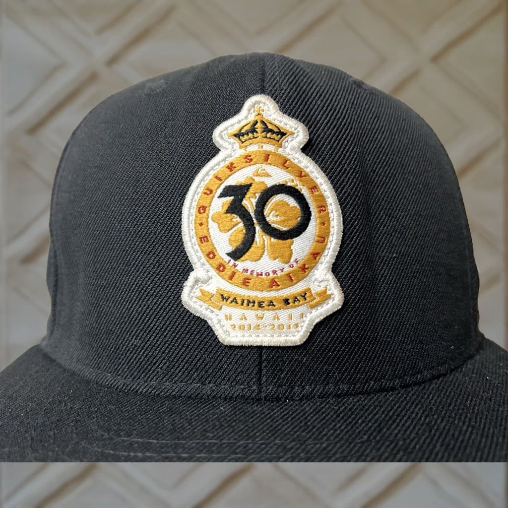 Quiksilver Quiksilver Eddie Aikau Waimea Bay Rare 30 Years In Memory 2014-2015 Surfing Snapback Hat Size ONE SIZE - 1 Thumbnail
