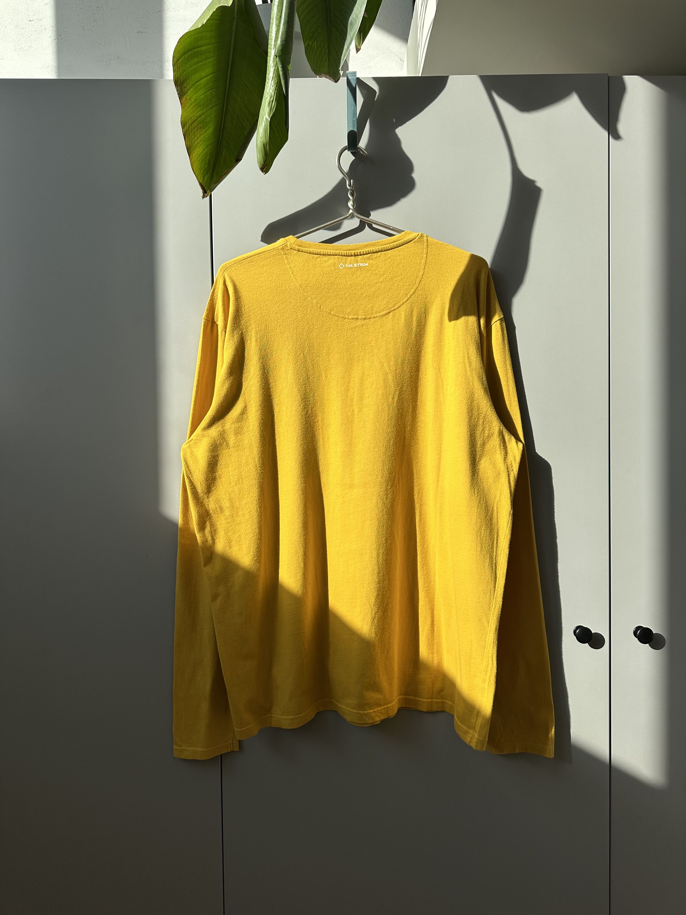 MA.STRUM Ma.Strum Yellow Long Sleeve T-Shirt XXL Size US XL / EU 56 / 4 - 6 Thumbnail