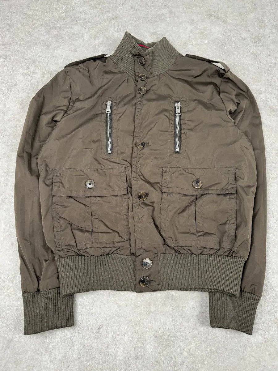 Gucci AW2009 Gucci Madonna Olive Green Nylon Jacket Size US M / EU 48-50 / 2 - 1 Thumbnail