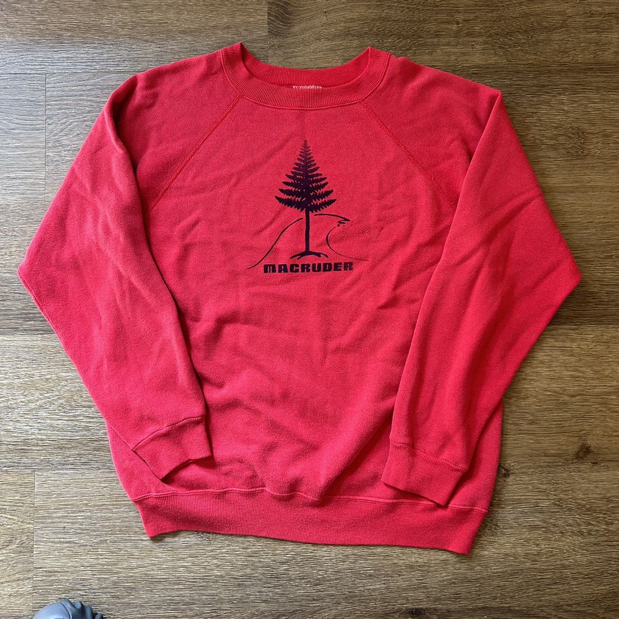 Vintage Vtg Red Mac Ruder Crew Neck Size US M / EU 48-50 / 2 - 1 Thumbnail