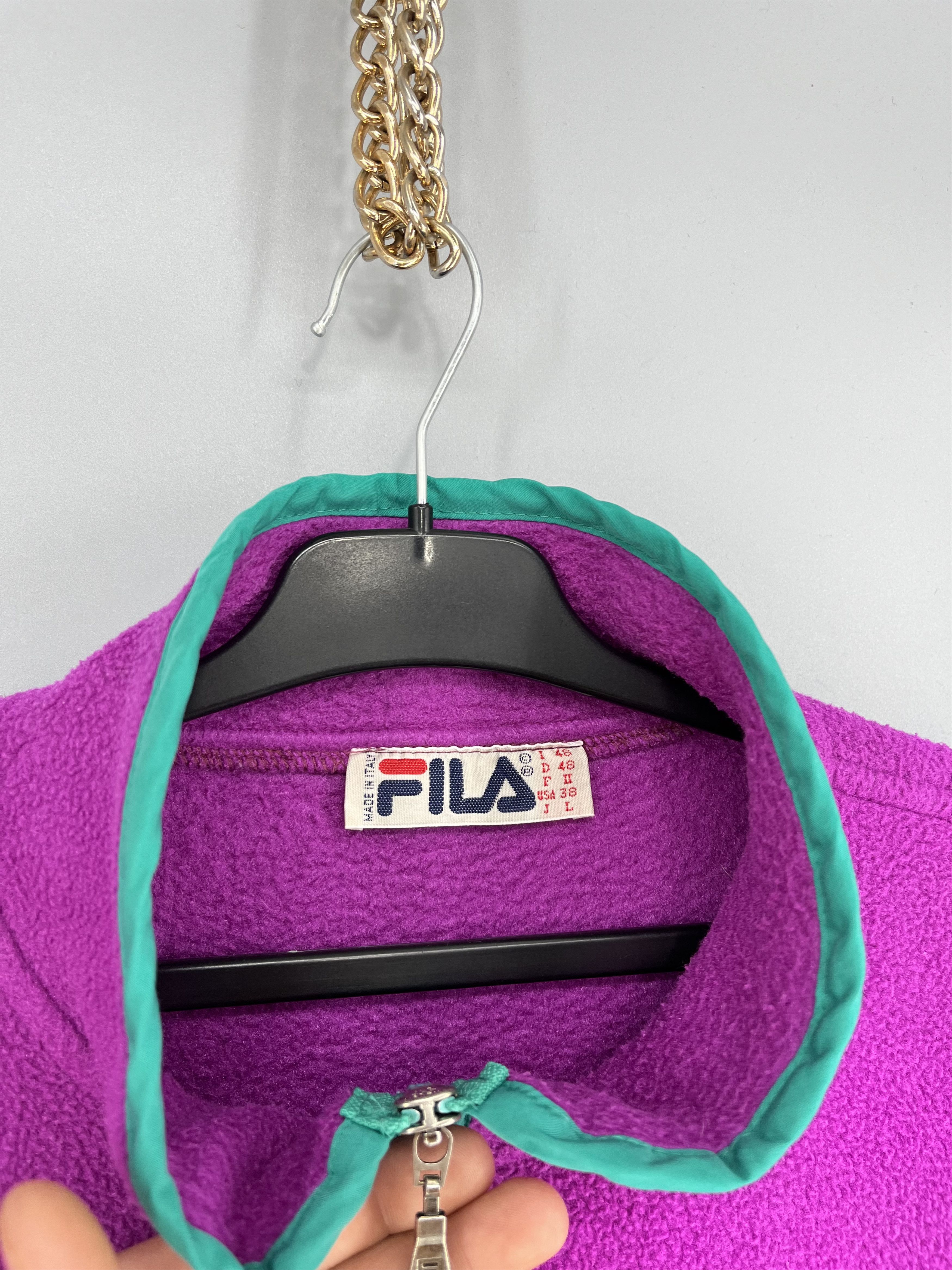 Fila Vintage Y2K Fila Fleece Sweatshirt Streetwear Skate Size US L / EU 52-54 / 3 - 9 Thumbnail