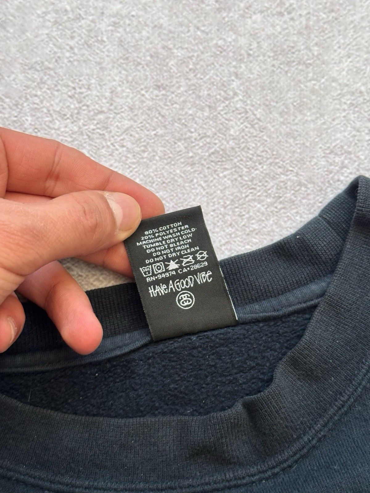 Stussy Stussy Increase The Peace Sweatshirt Vintage Crewneck Faded Size US M / EU 48-50 / 2 - 5 Thumbnail